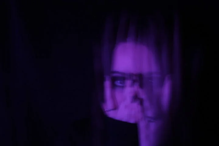 long exposure movement self portrait photography