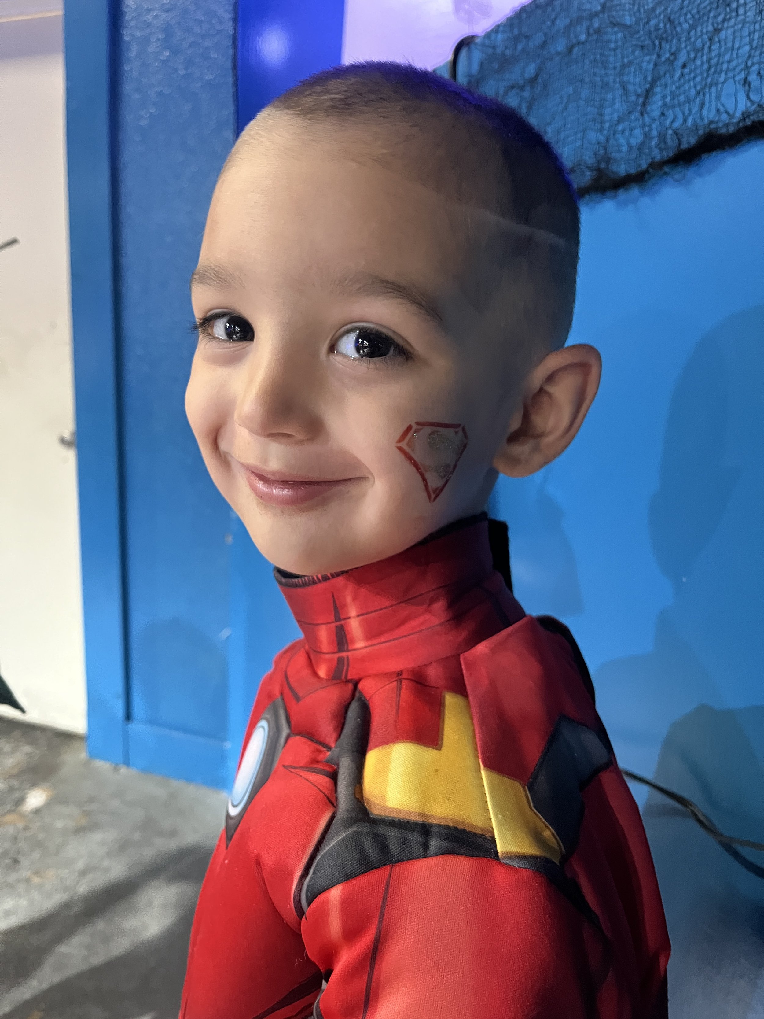 glitter + airbrush tattoo