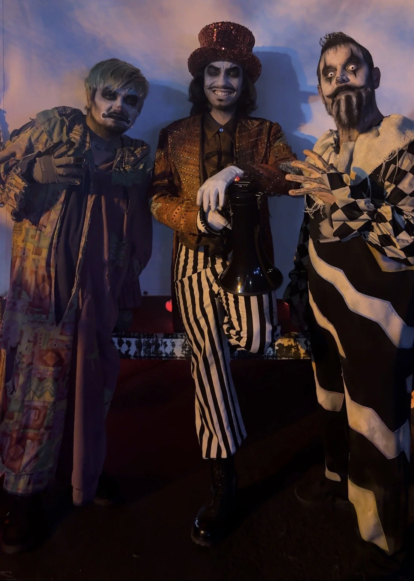 forsaken fairgrounds airbrush makeup group photo
