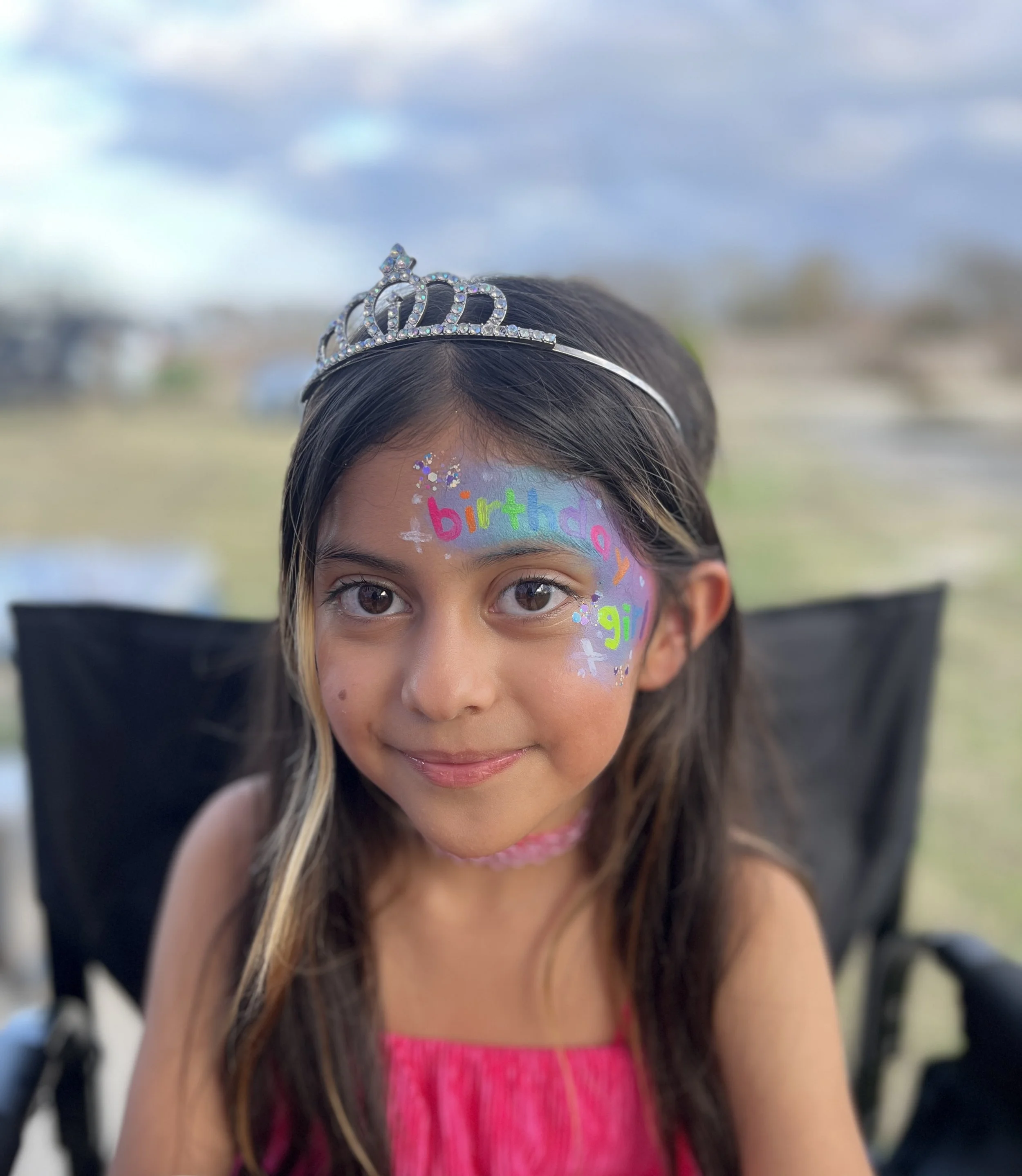 birthday girl princess treatment face paint