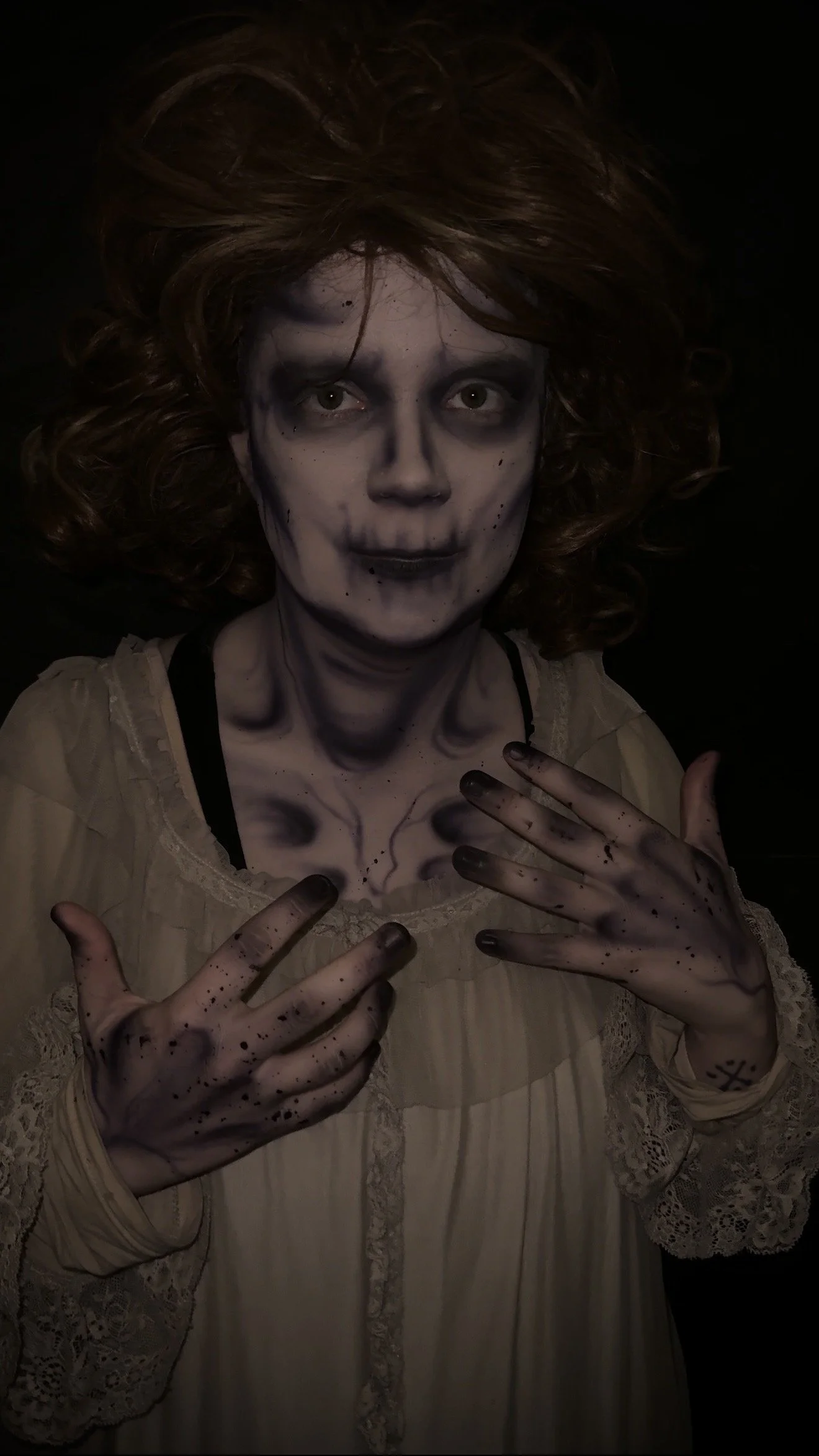 the conjuring airbrush makeup