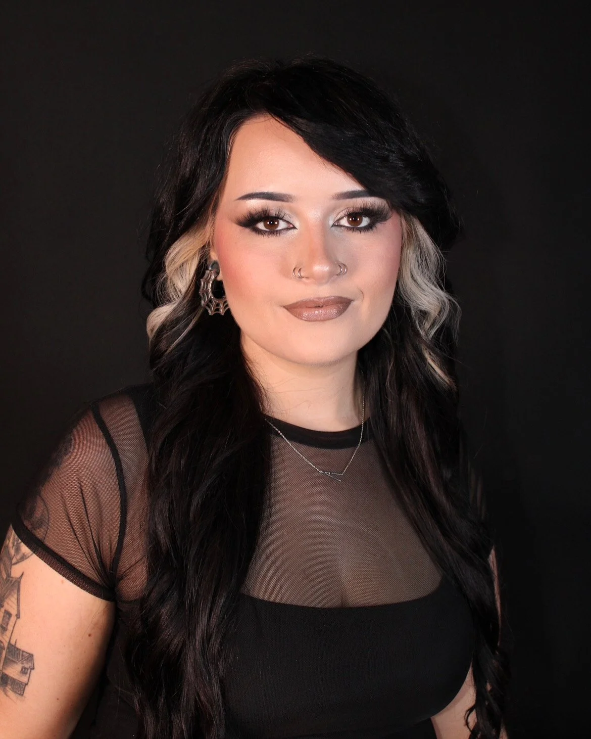 headshot makeup self portrait