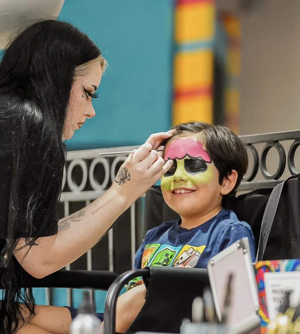 face painting zombie