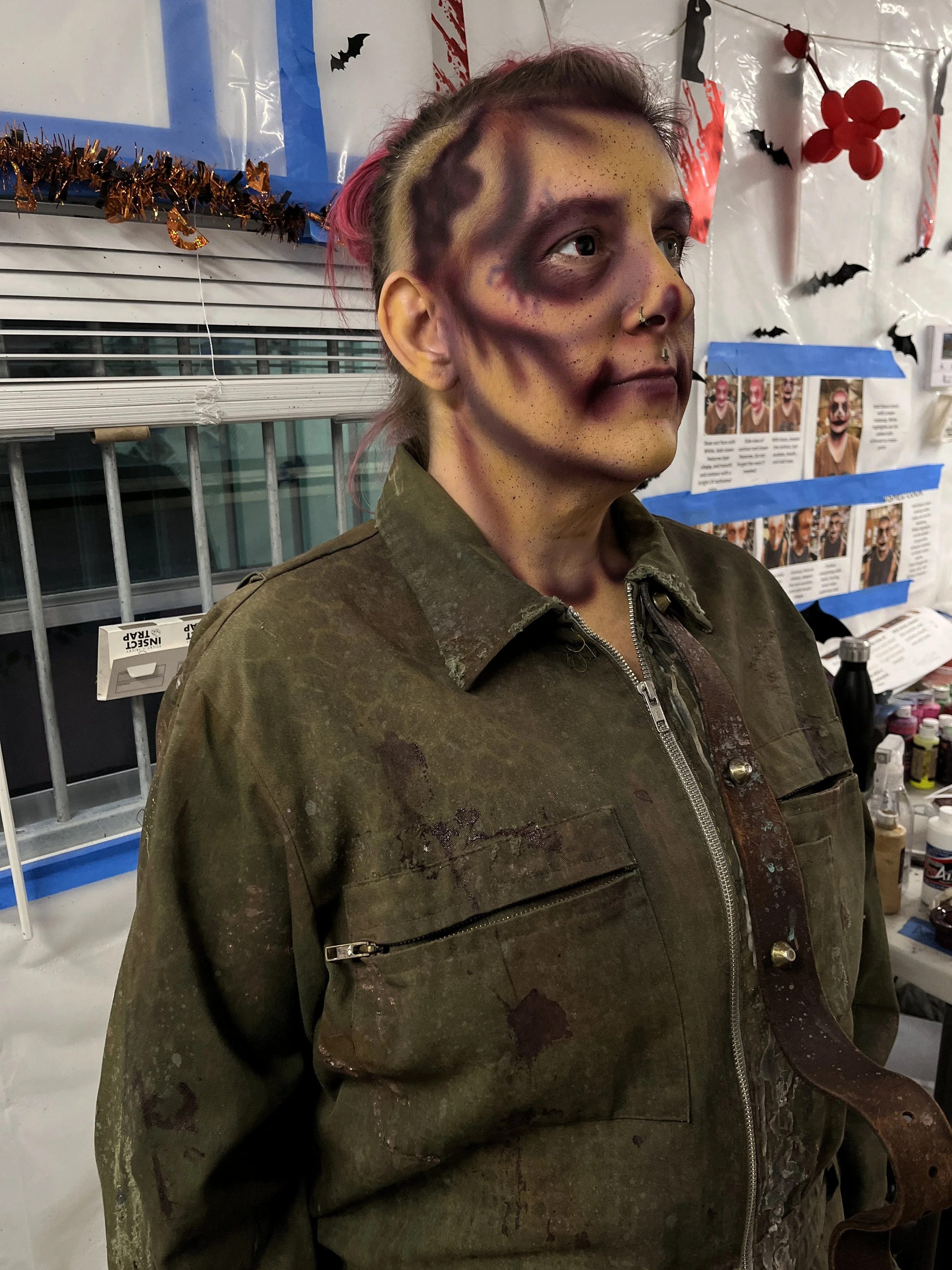 zombie wasteland airbrush makeup