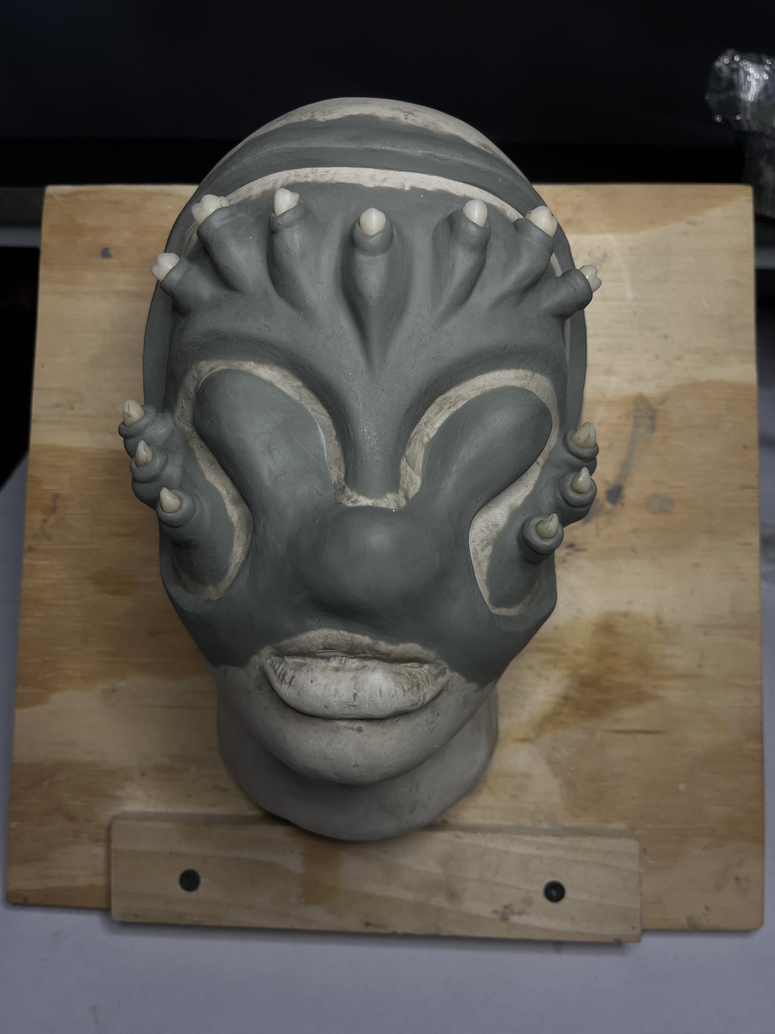 twisted tooth fairy prosthetic sculpt