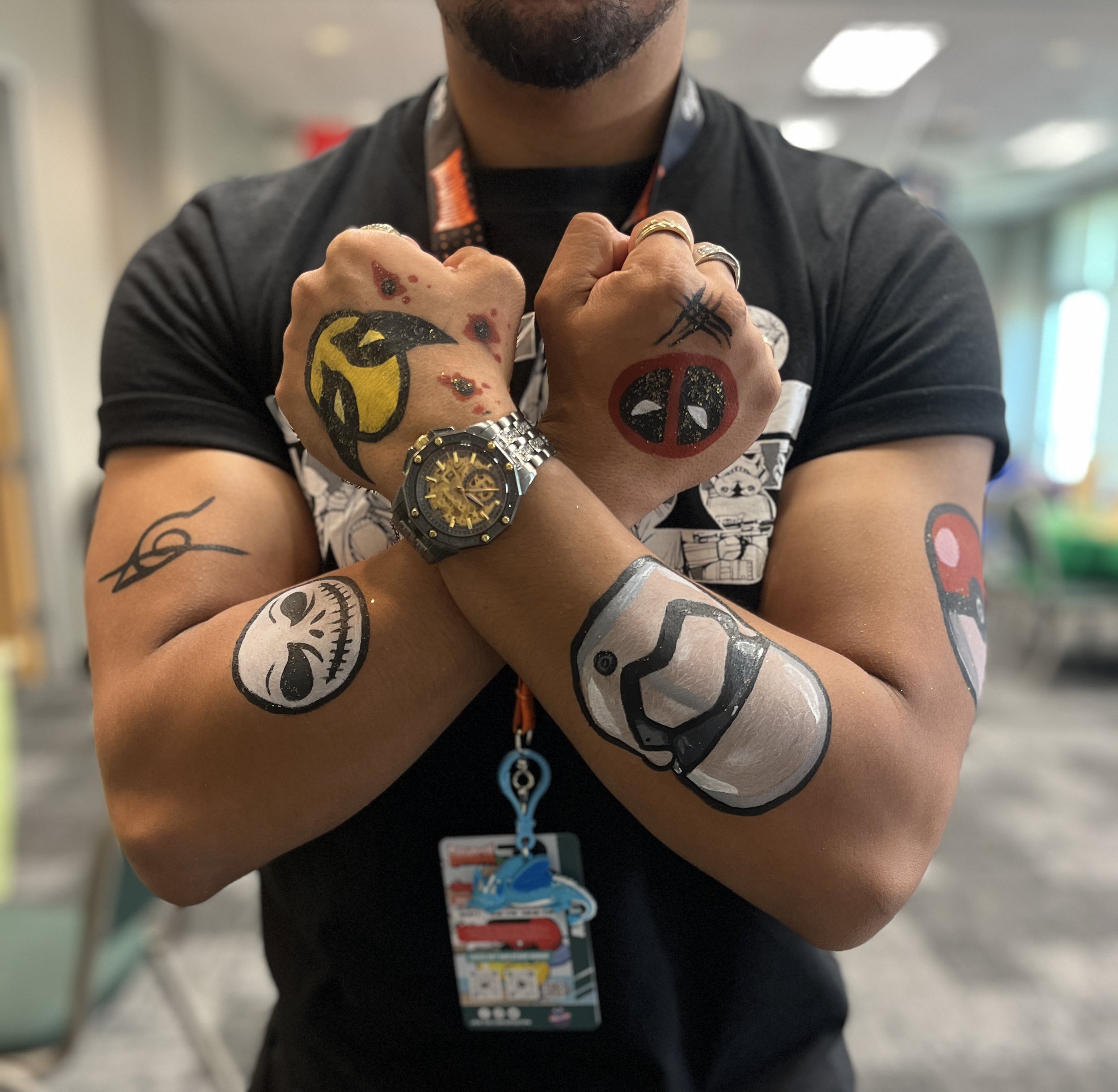 pop culture body paint @ giganticon