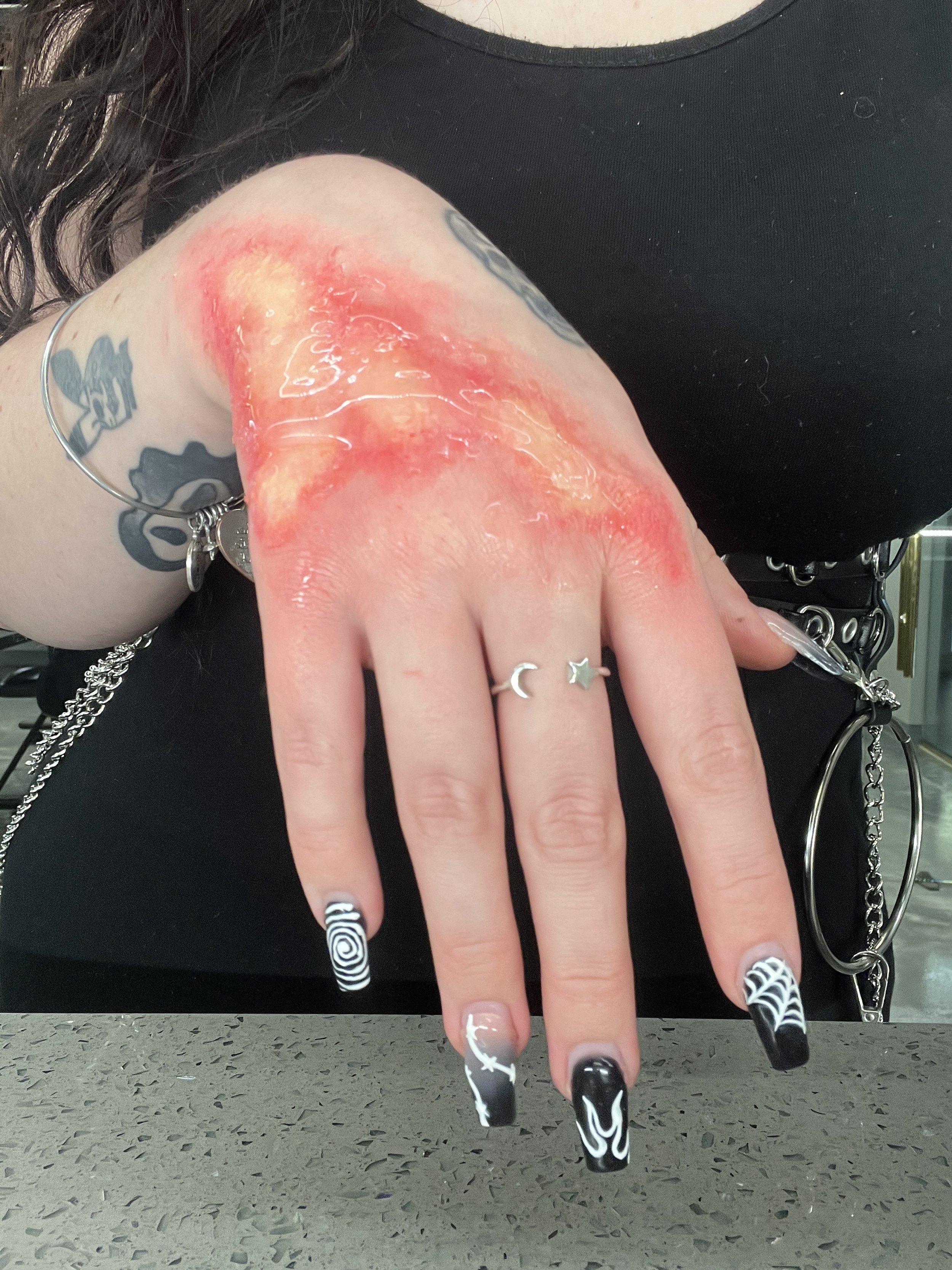 burn sfx makeup