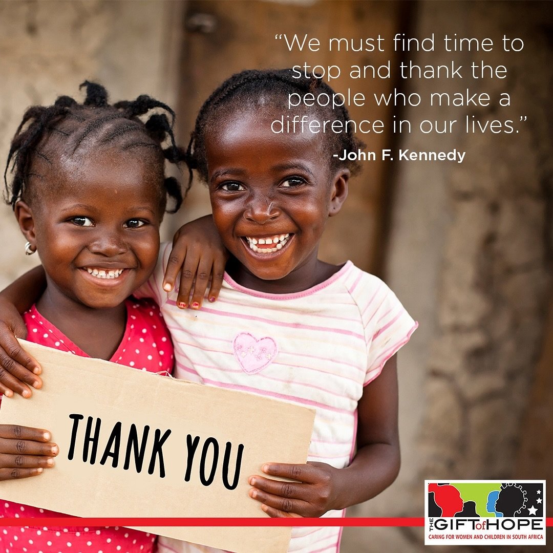 Thanksgiving is a wonderful day to take stock of all we are grateful for. To all of the donors who have supported the Gift of Hope, I want to express my heartfelt thanks for making a difference in the lives of others and giving them hope for a health