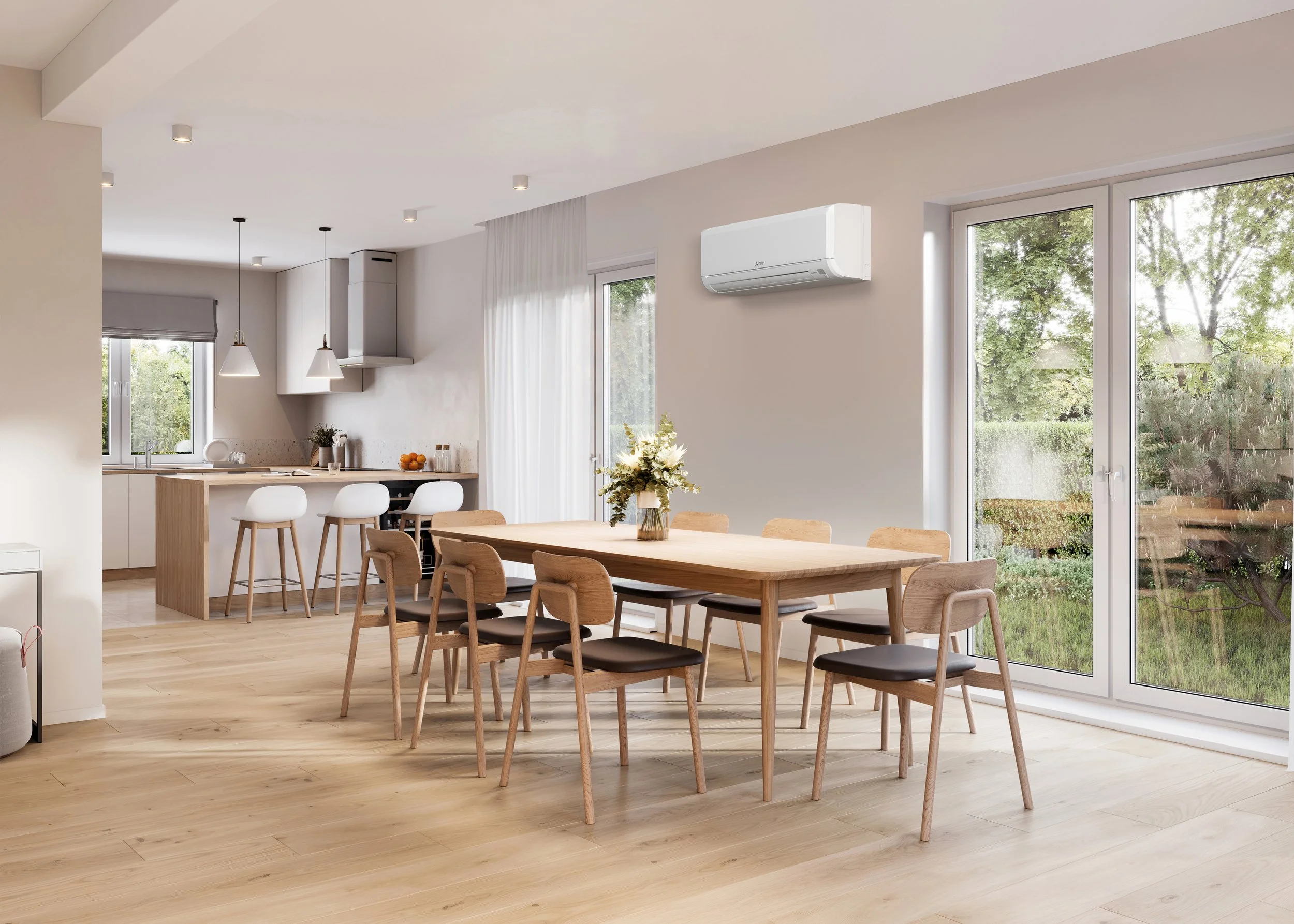 Mitsubishi Multi Zone Heat Pump Systems