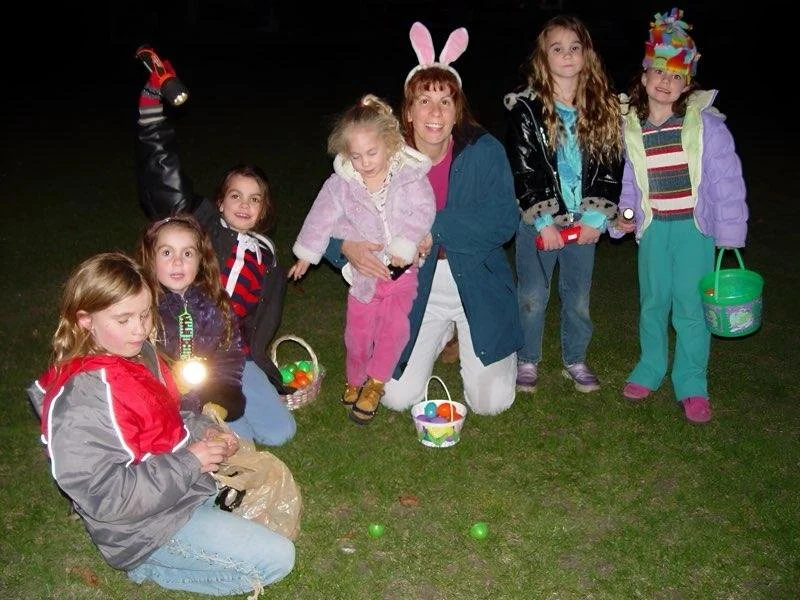2003 nighttime Easter egg hunt