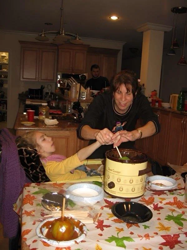2010 caramel apple dipping party