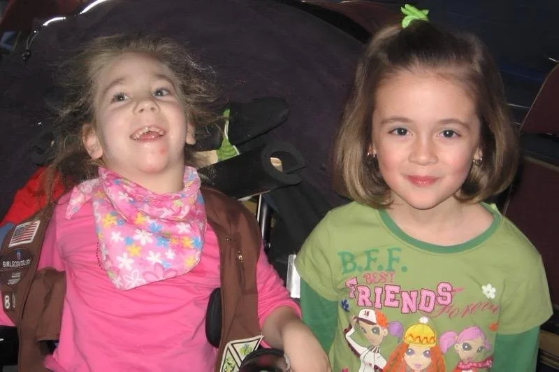 2007 with my Girl Scout friend Morgan