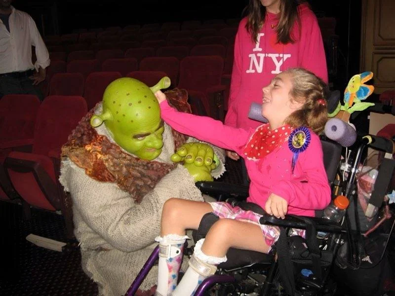 2009 meeting Shrek, my hero
