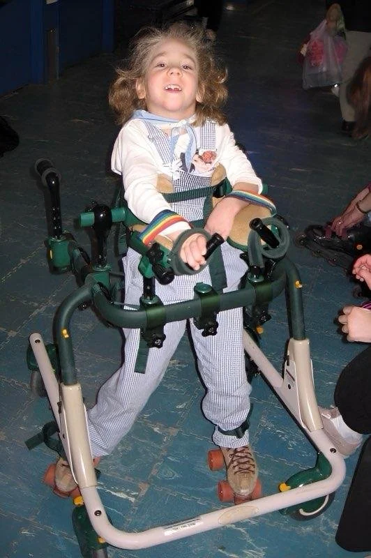 2006 roller skating using my gait trainer