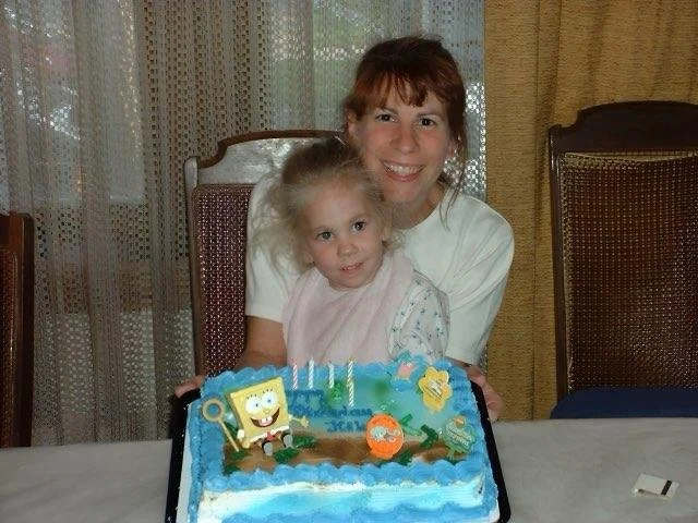 2003 Spongebob birthday cake
