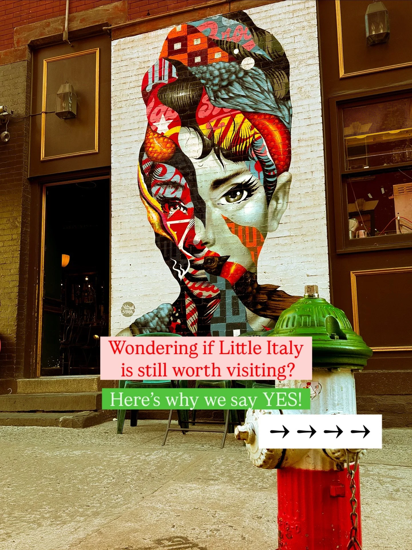 If you&rsquo;re craving a slice of nostalgia with your next NYC weekend, Little Italy is still worth it! It is one of those NYC spots that is full of energy and a place to relax with a glass of wine and delicious food. 🍷🍕

From the red, white and g