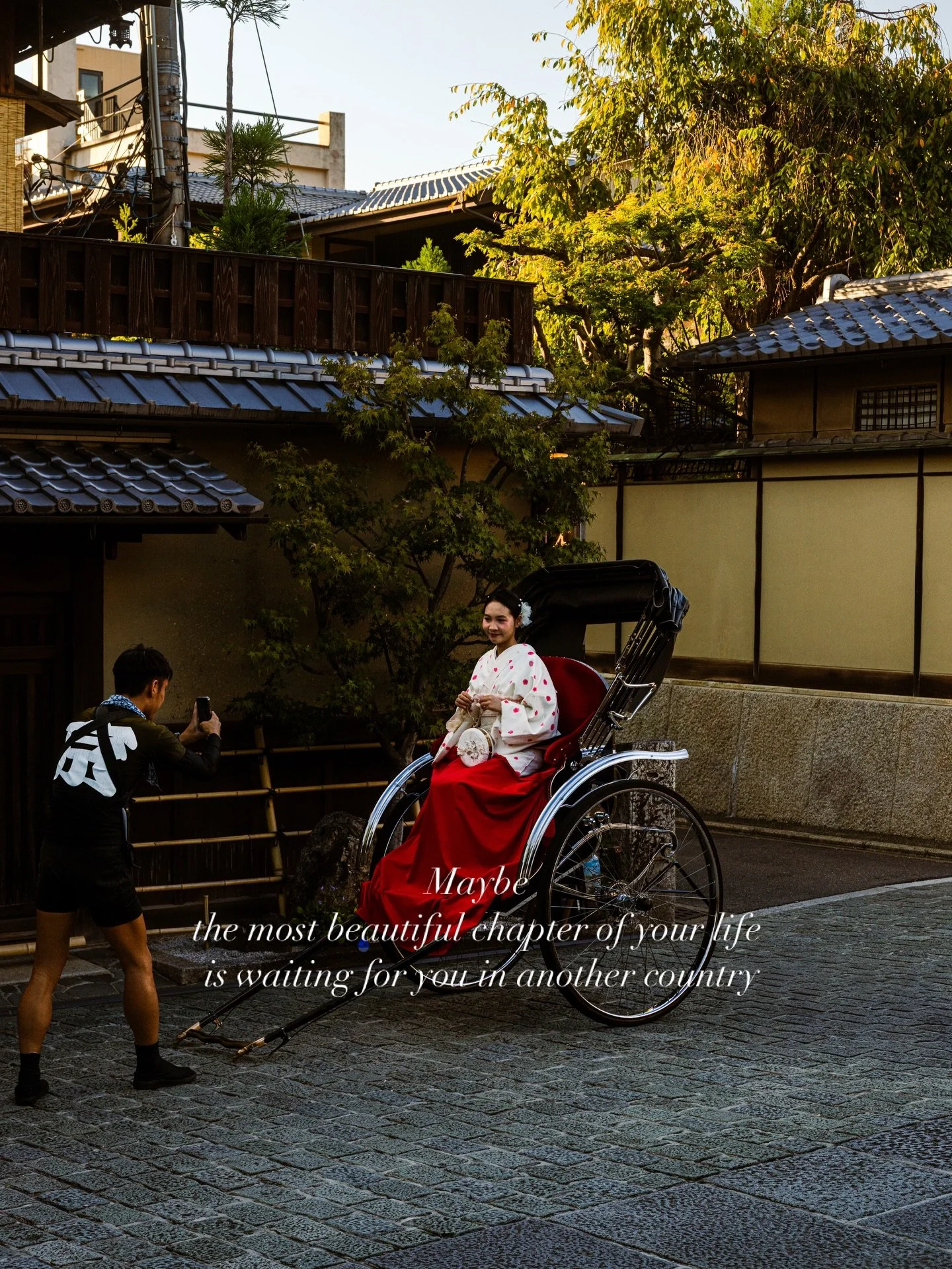 What if the most beautiful chapter of your life isn&rsquo;t behind you yet&hellip;

We didn&rsquo;t come to Kyoto looking for answers.
We came curious, open, and willing to move at the pace the city set for us.

Between quiet alleys, sacred spaces, t