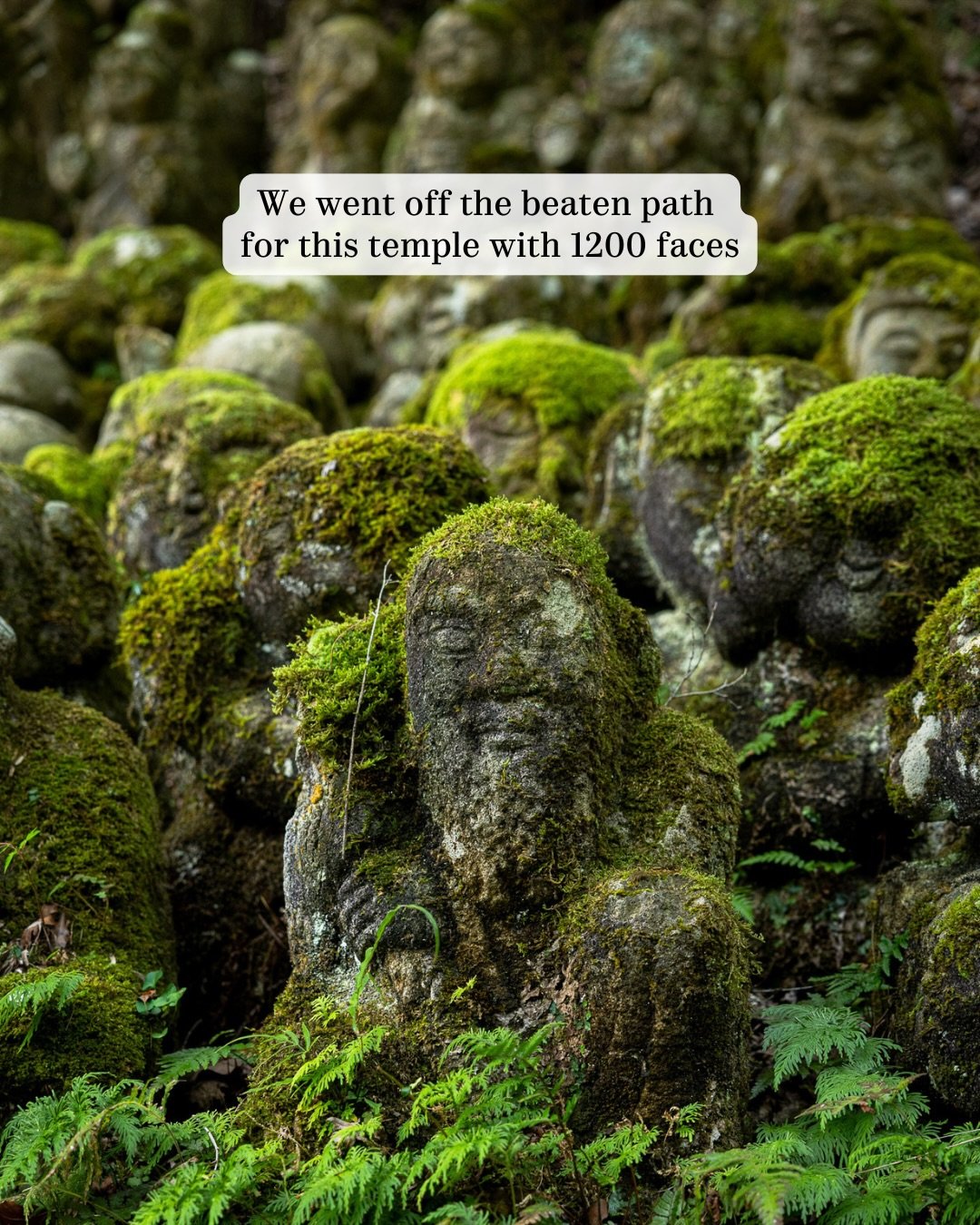 Did you see the last stone statue? Tucked away in the hills of Arashiyama, Otagi Nenbutsu-ji Temple is home to 1,200 unique Rakan statues, each with its own &ldquo;personality.&rdquo; 🗿

The secret history: These aren&rsquo;t ancient relics. In the 
