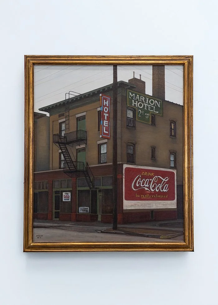 Marion Hotel, Oil on linen, 23 x 27 inches, 1983-84