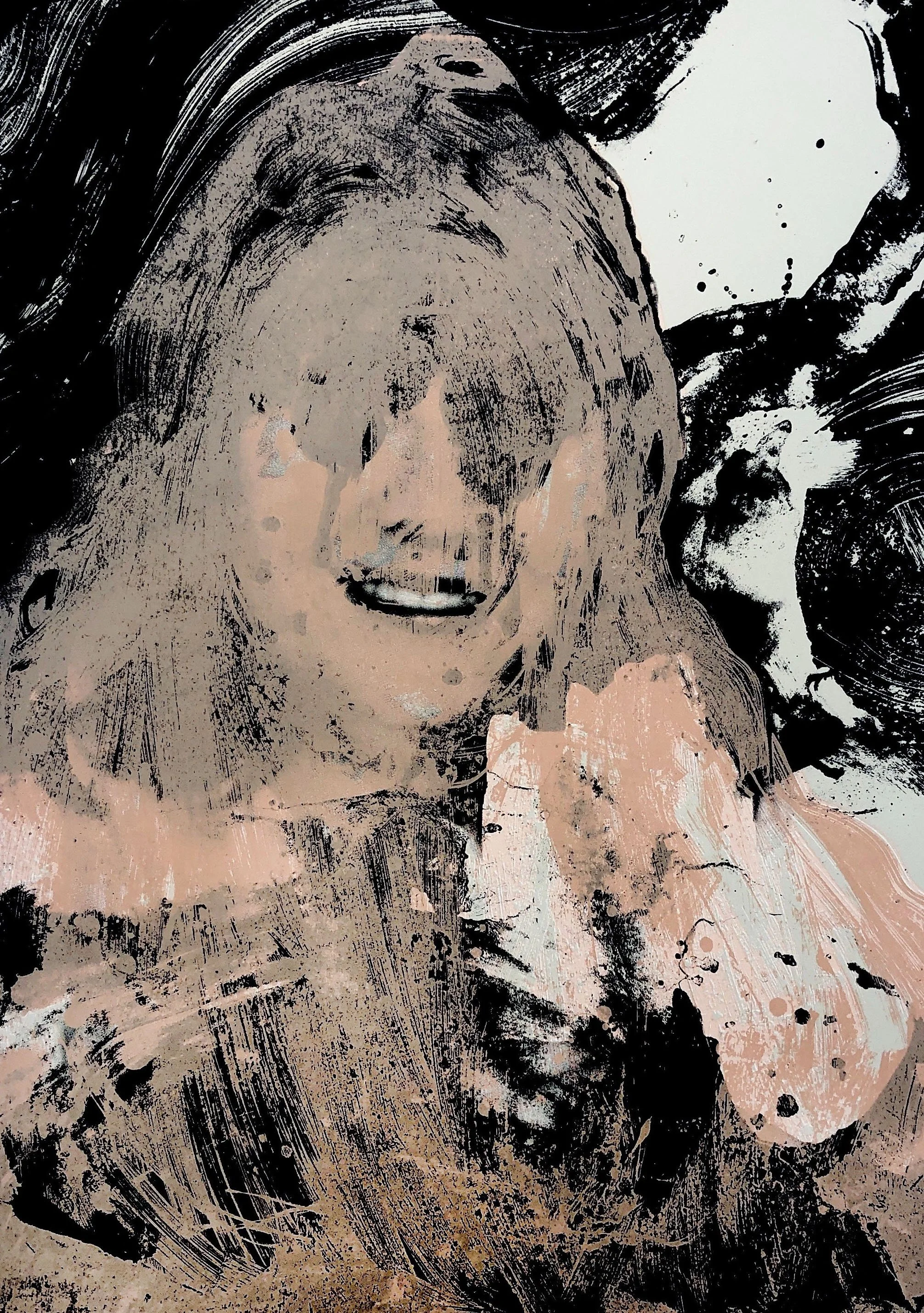 Holly Rios, what does absence feel like?, Screenprint,  2023, $350