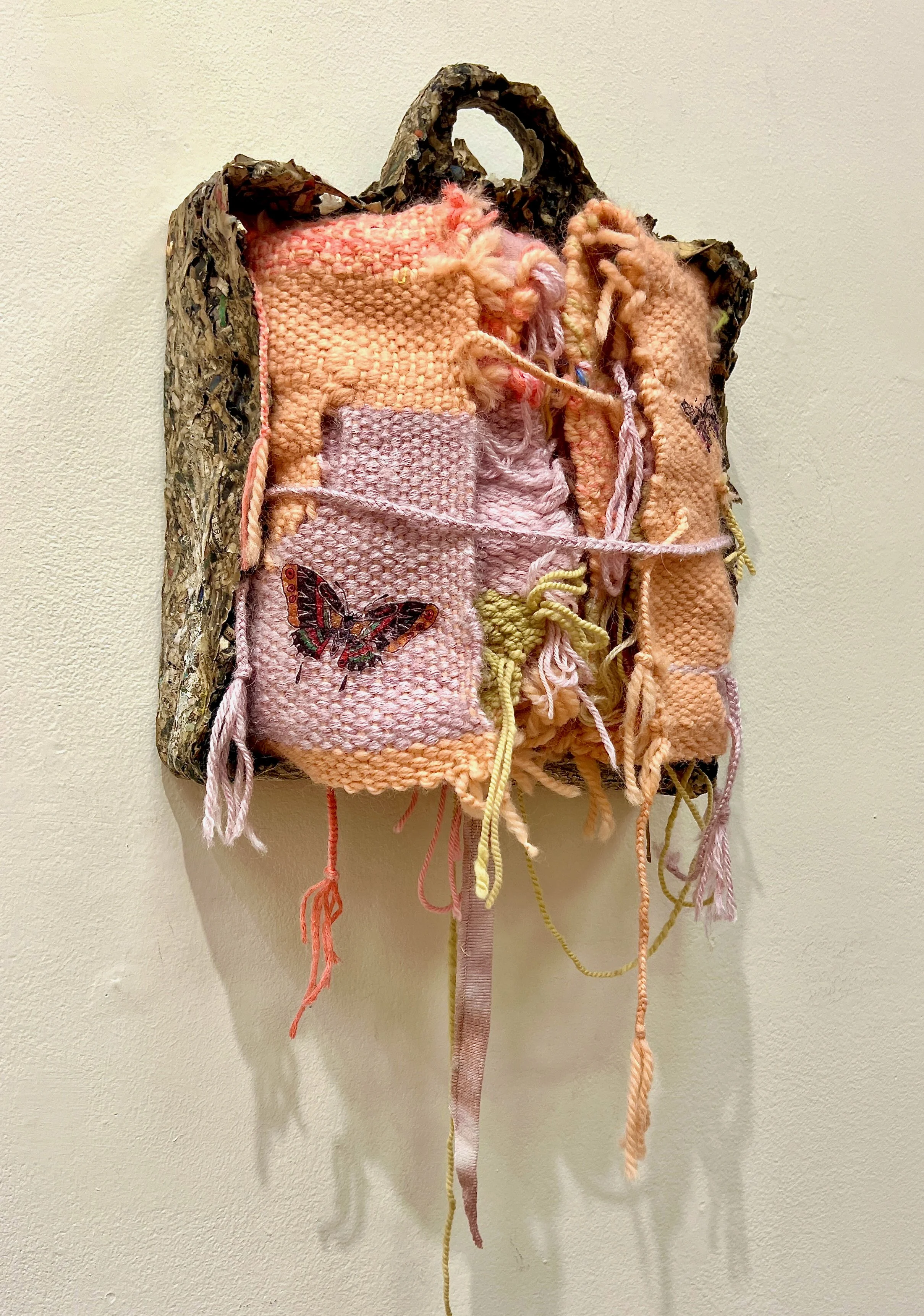 Elise Drake, Scout, Cast paper made from acrylic yarn, acrylic yarn, biodegradable thermoplastic polyester, 15 x 15 x 6 inches, 2026, $2000