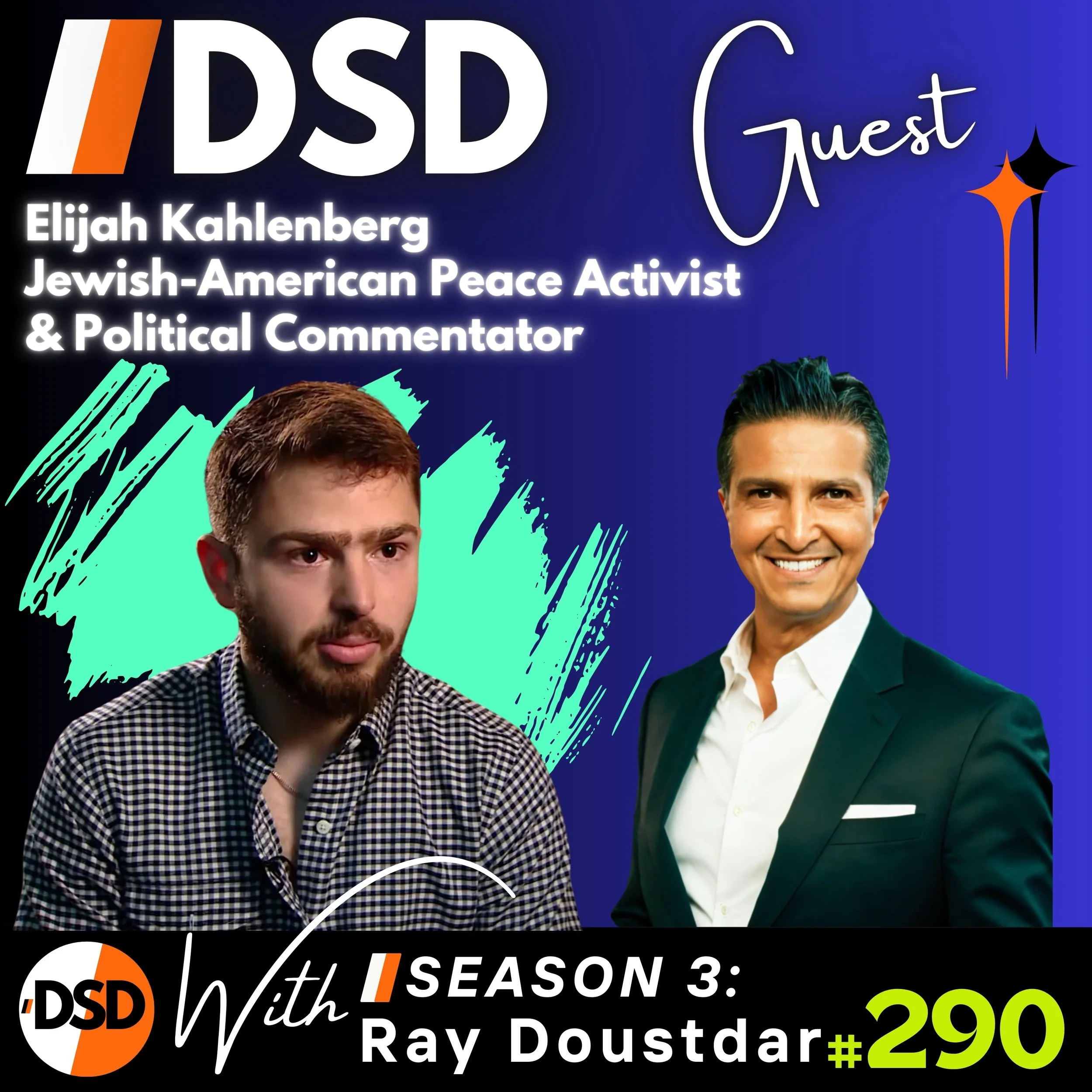 EP#290 | GUEST | The Truth About Israel, Palestine &amp; U.S. Policy – A Deep Dive with Elijah Kahlenberg