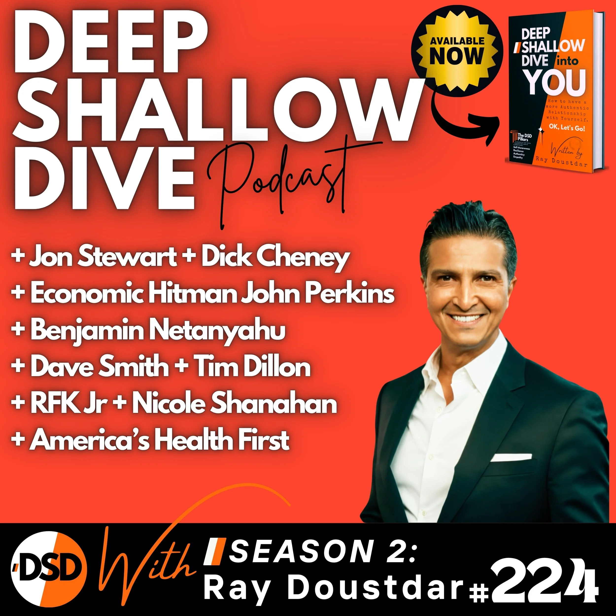 EP#224 | DSD | Jon Stewart, Dick Cheney, Economic Hitmen, Comedians &amp; Culture Wars