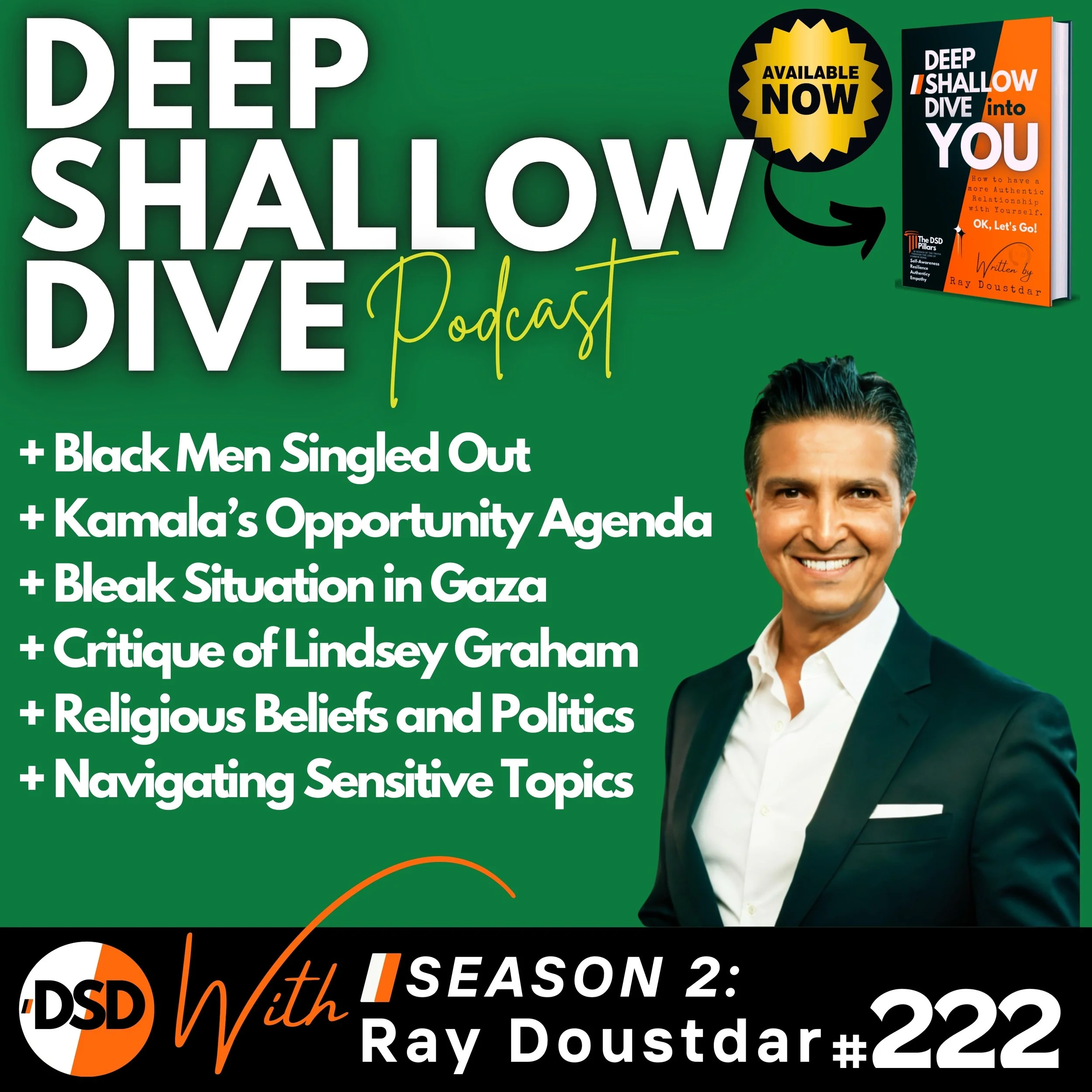 EP#222 | DSD | Kamala's Crypto Promises, Gaza Division, Chemtrail Clarity &amp; Lindsey Graham’s Priorities