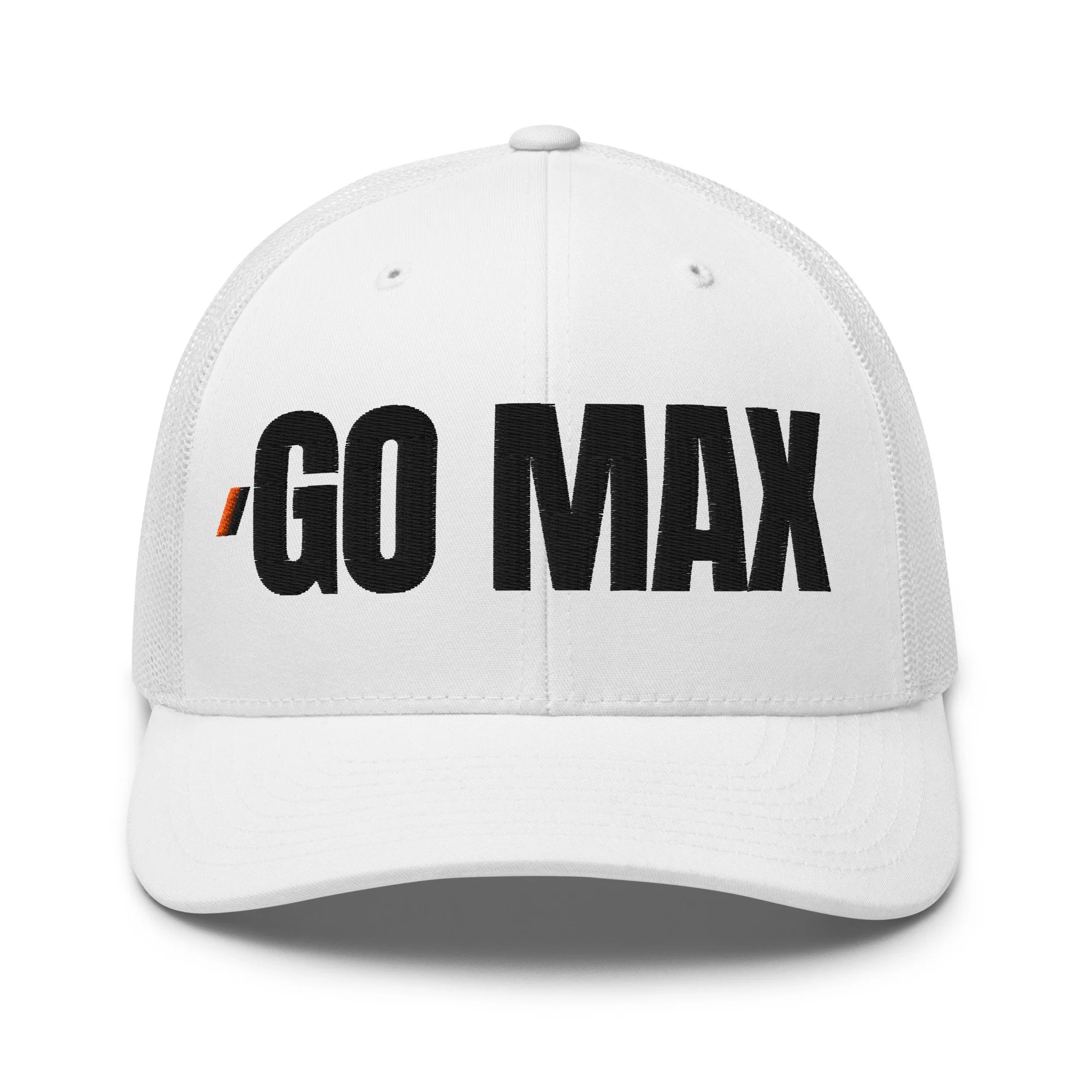 GO MAX | Retro Trucker WHITE/SILVER