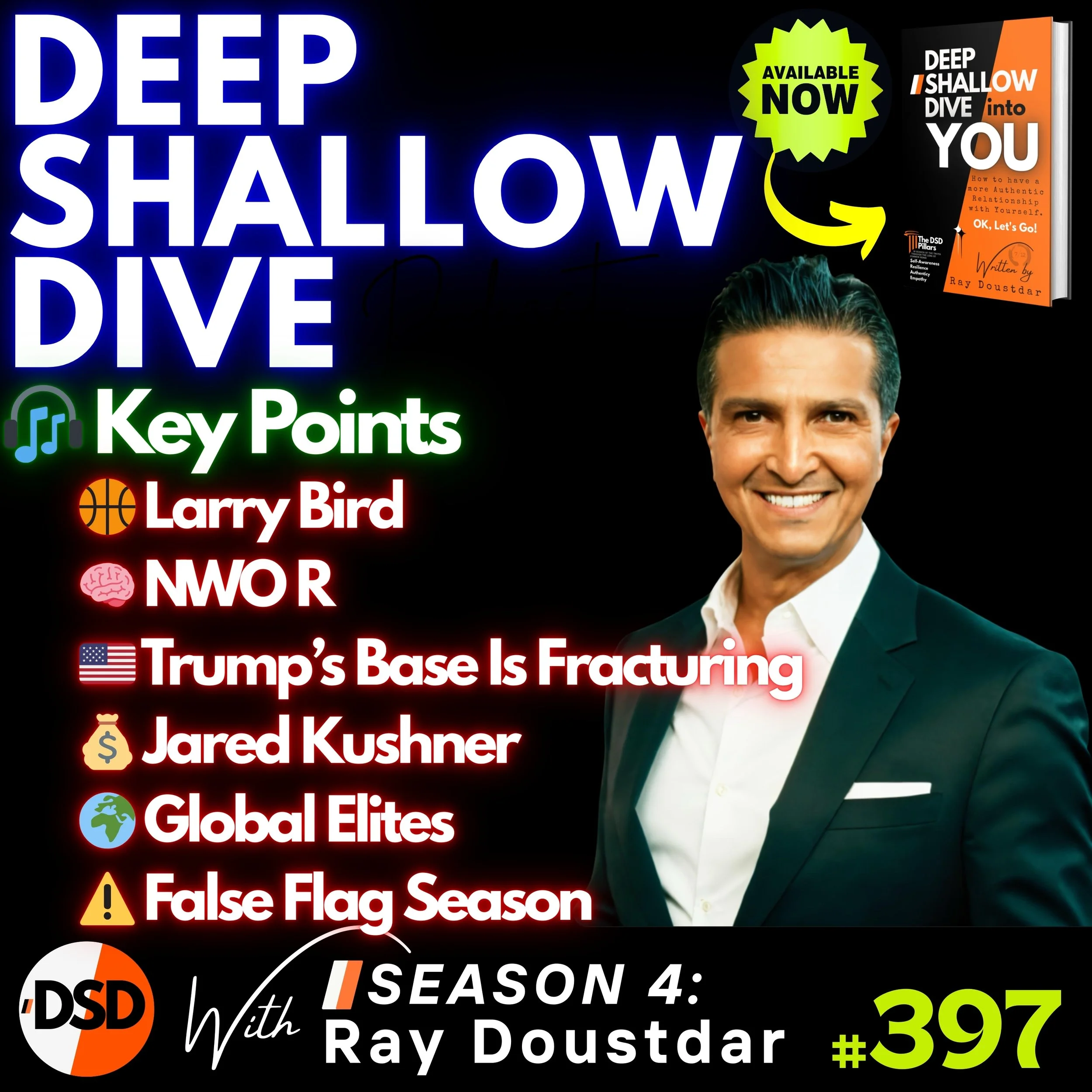 EP#397 | DSD | Larry Bird, AIPAC, Jared Kushner, &amp; the N.W.O.