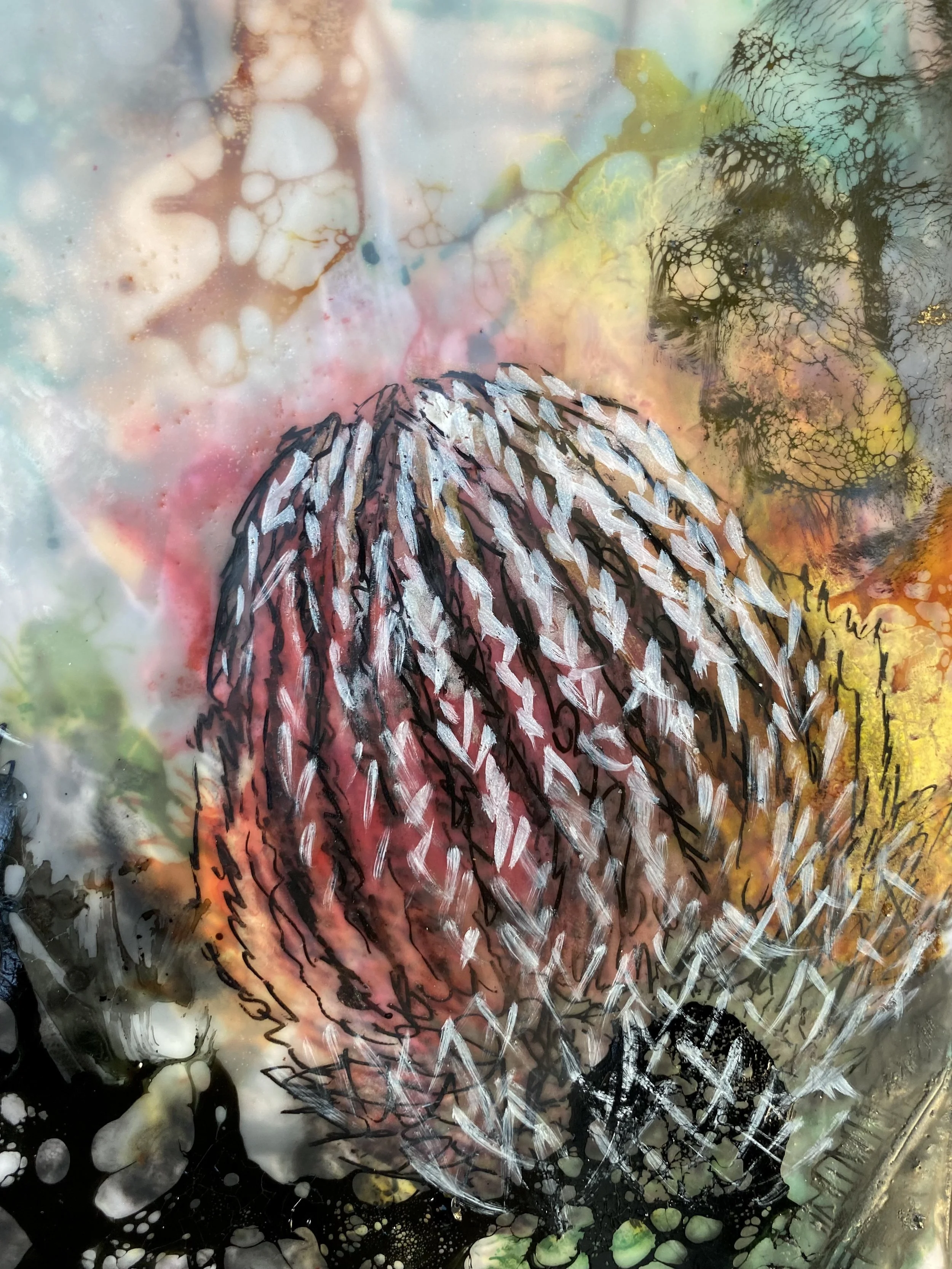 Encaustic retreat - A Study in Wax: Luminous Layers