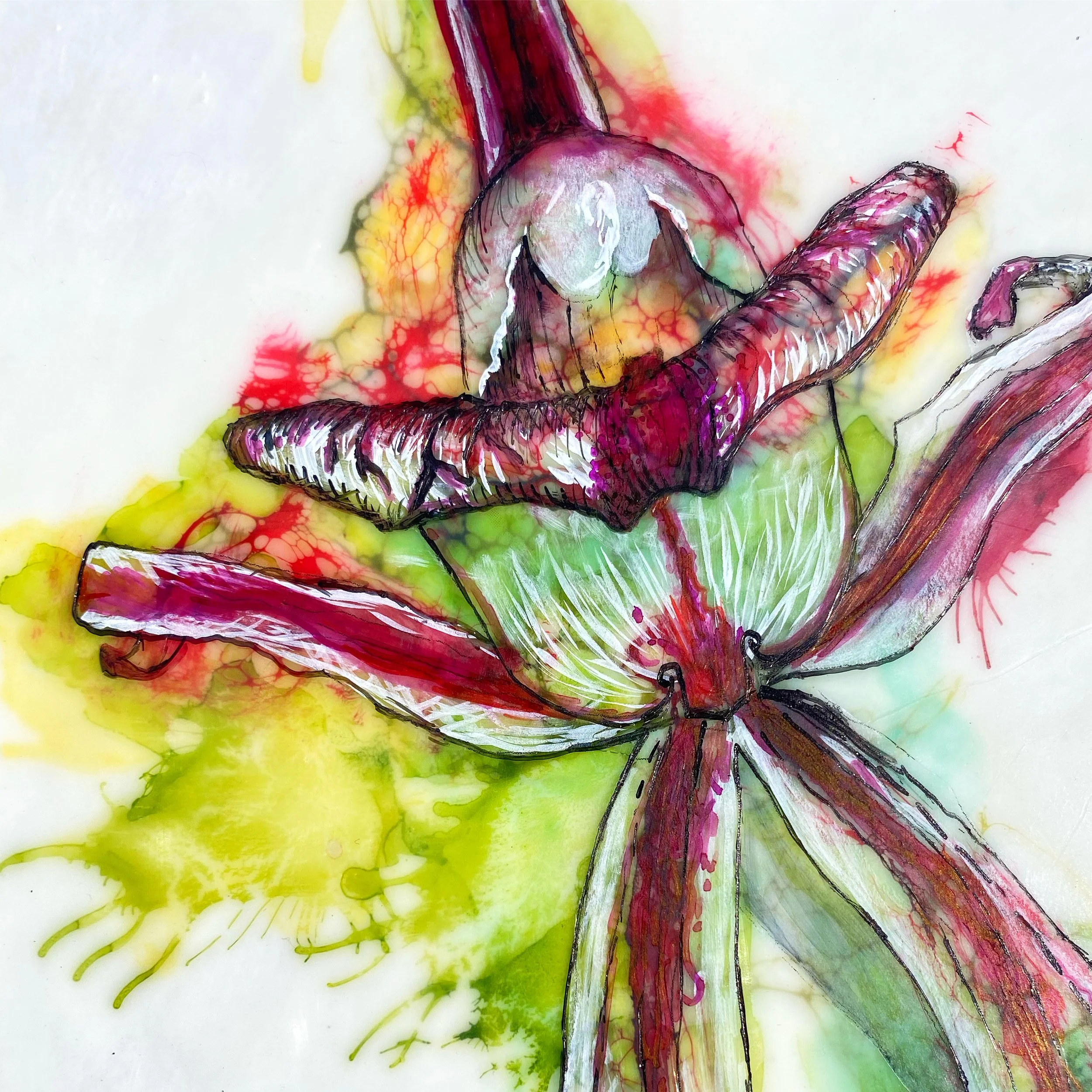 Encaustic, Alcohol Ink, Shellac &amp; More