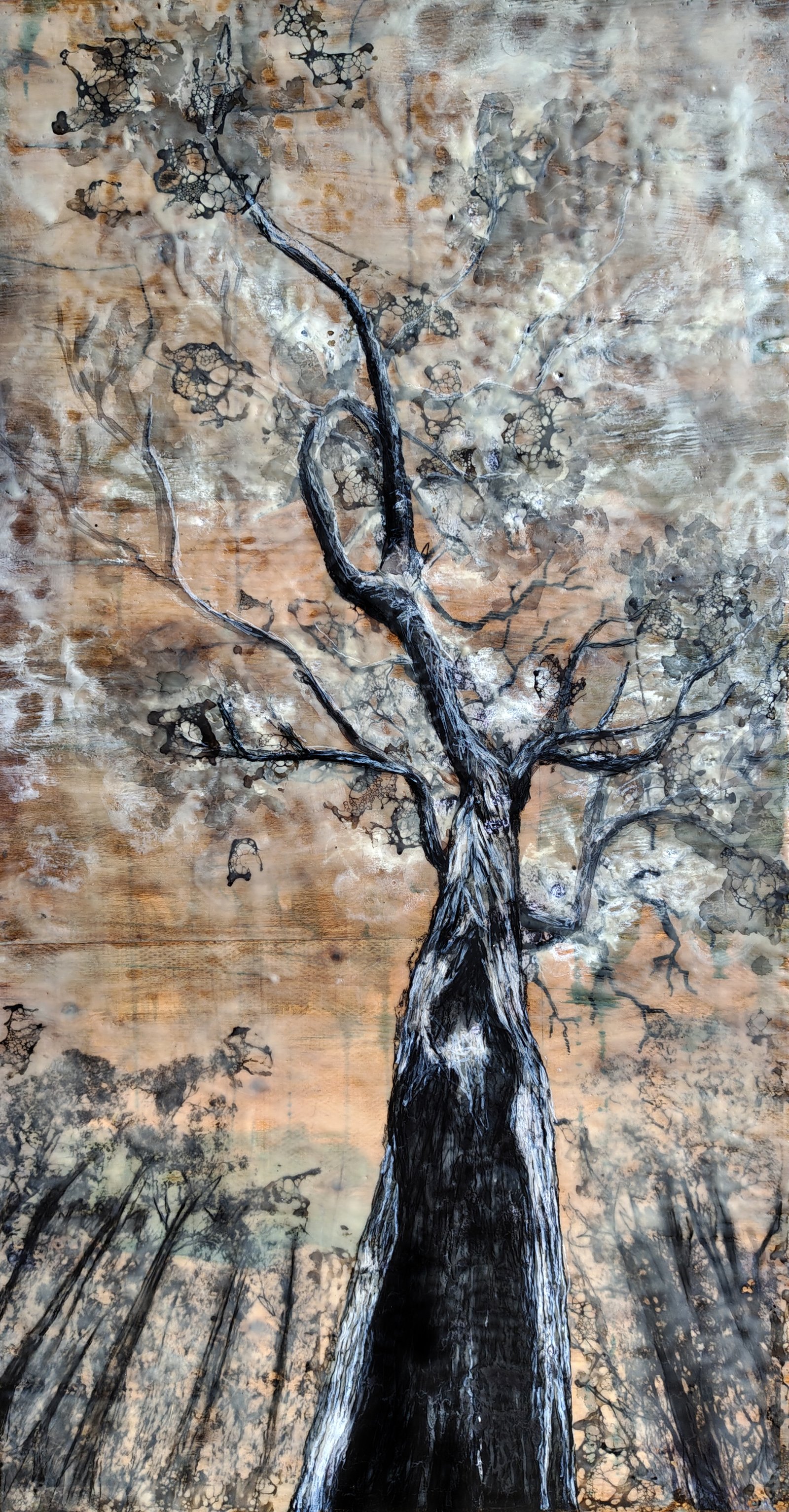 Watcher at the lake
100 x 40 cm