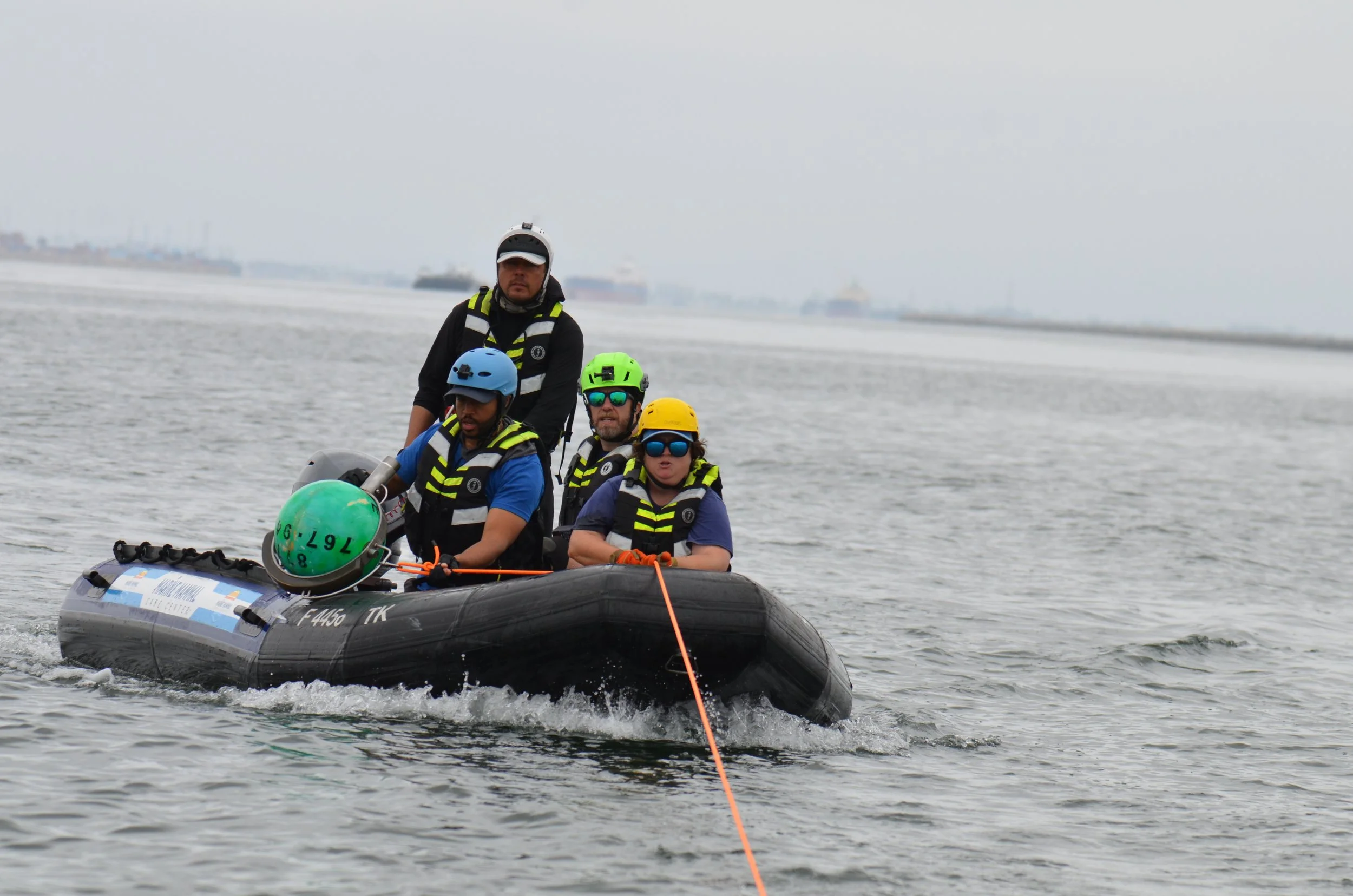 On water training in LA Harbor with MMCCLA team 5.12.26