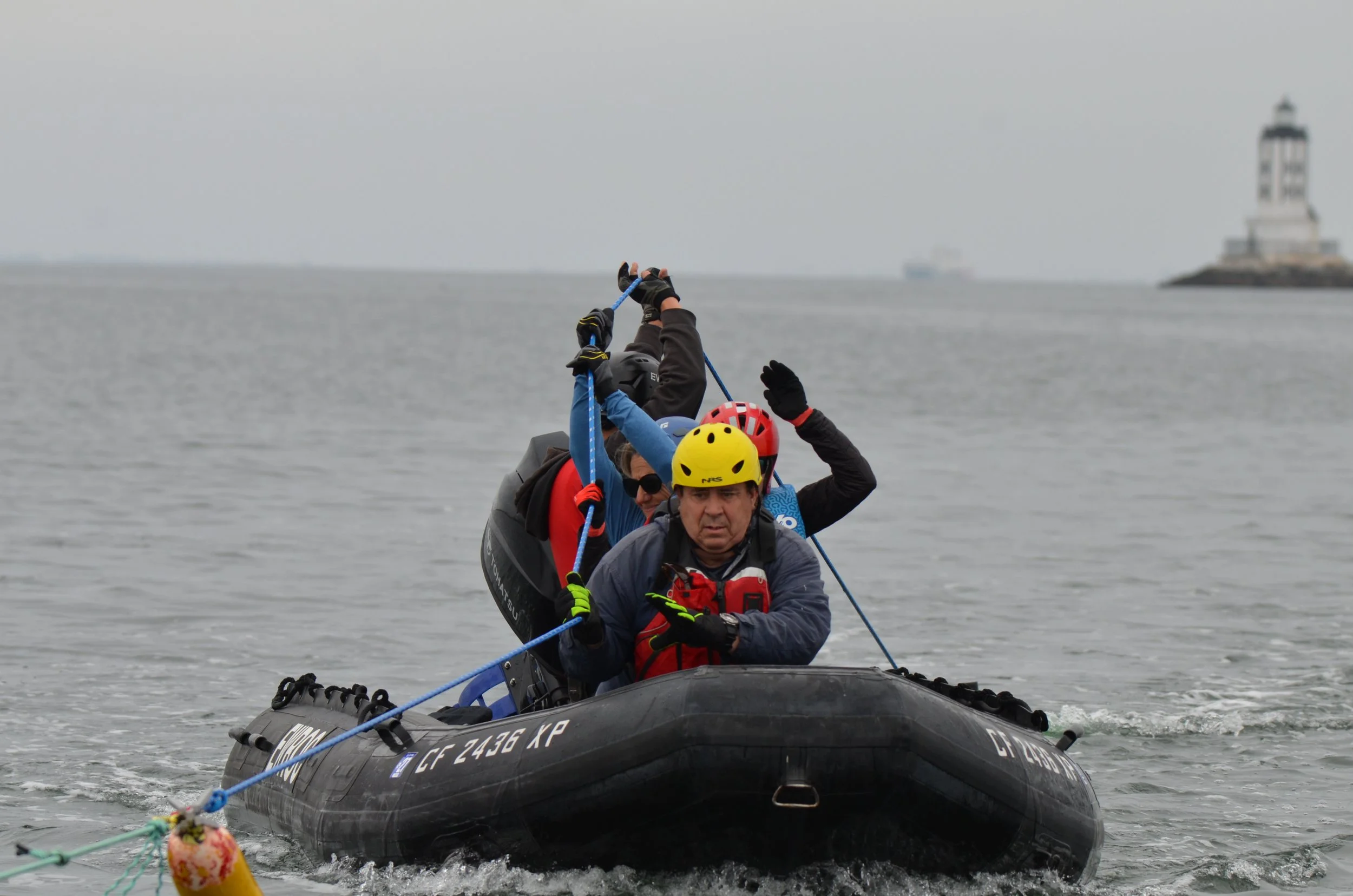 On water training in LA Harbor with MMCCLA team 5.12.26