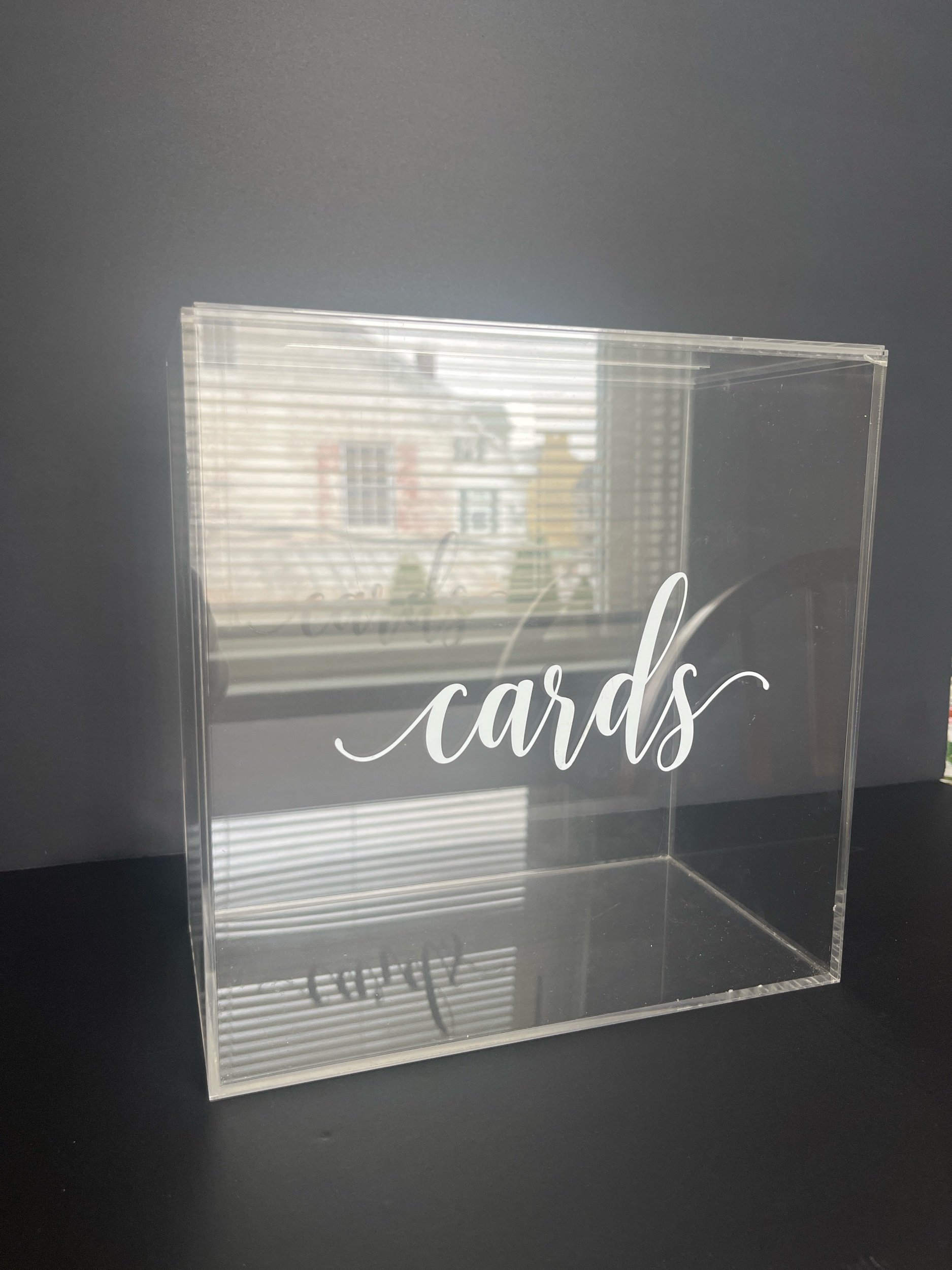 Clear Card Box