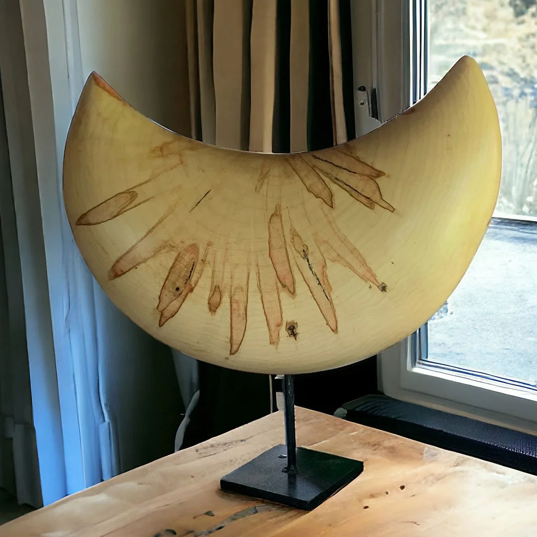 Box Elder Crescent Abstract Sculpture