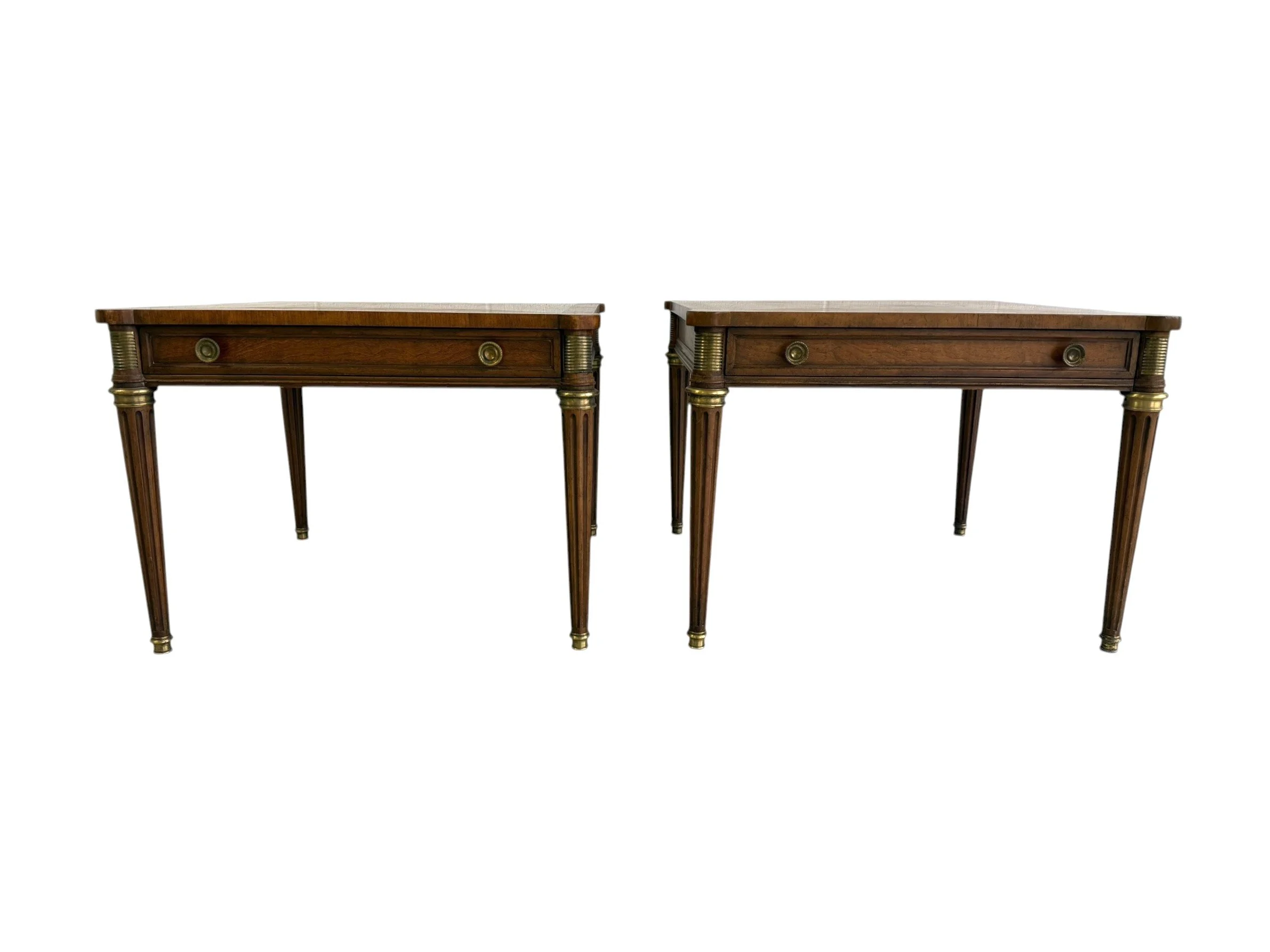 Baker "Limited Edition" Side Tables (Vintage Condition)