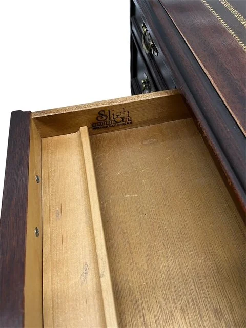 Mahogany desk center drawer.JPG