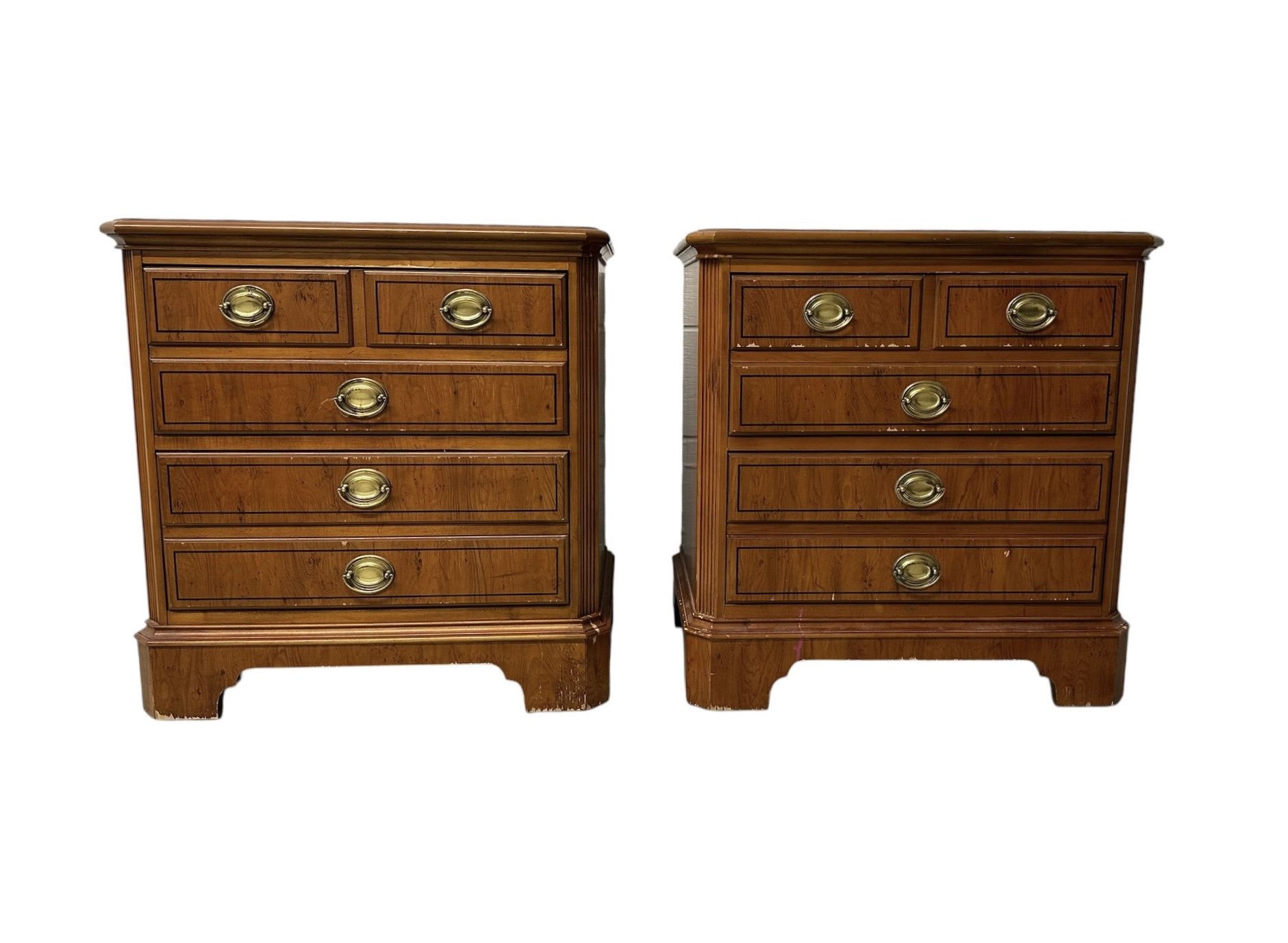 Pair of Nightstands (Vintage Condition)