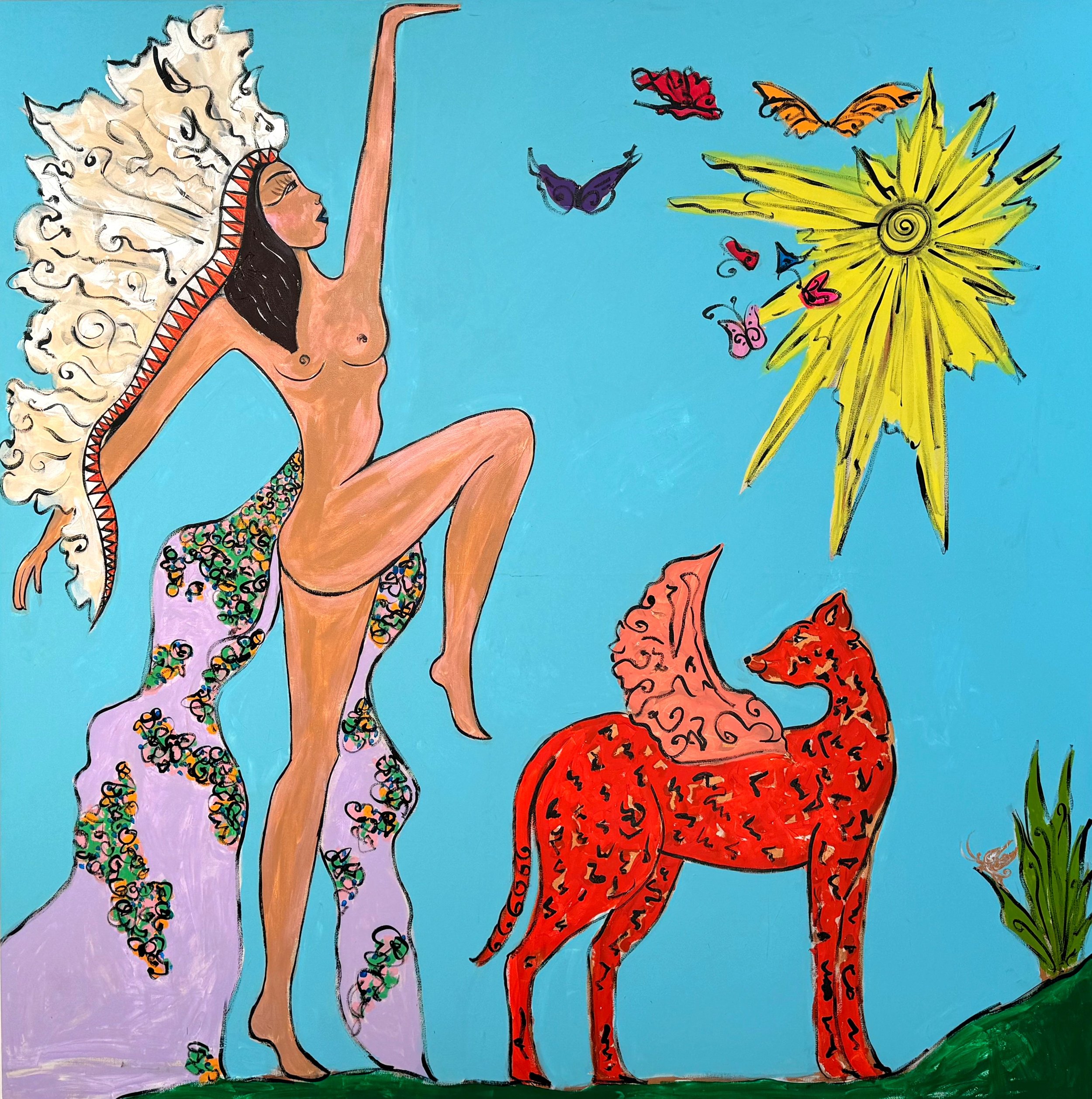 Animalistic Dancer and Leopard - Morgan Allis.jpg