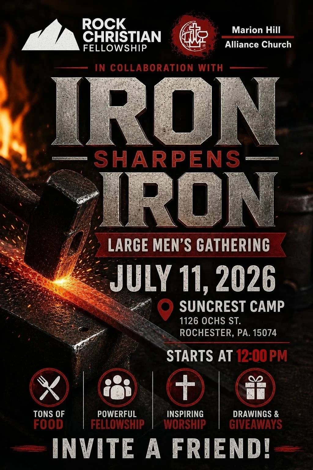 Iron Sharpens Iron - Large Men's Gathering