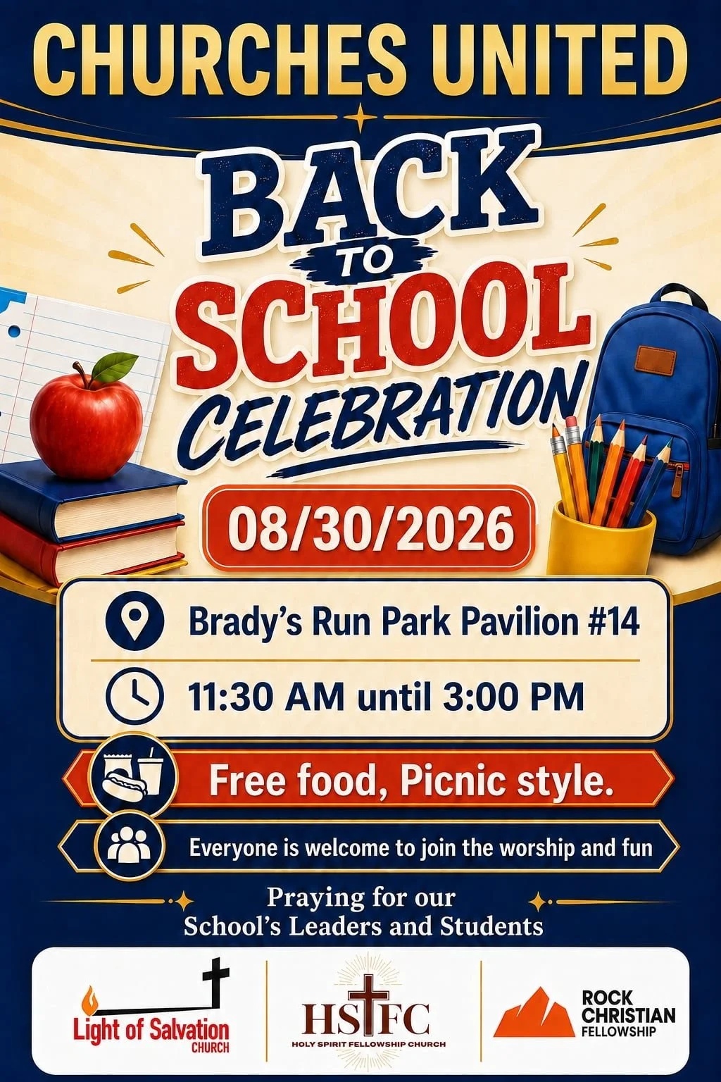 Churches United – Back to School Celebration