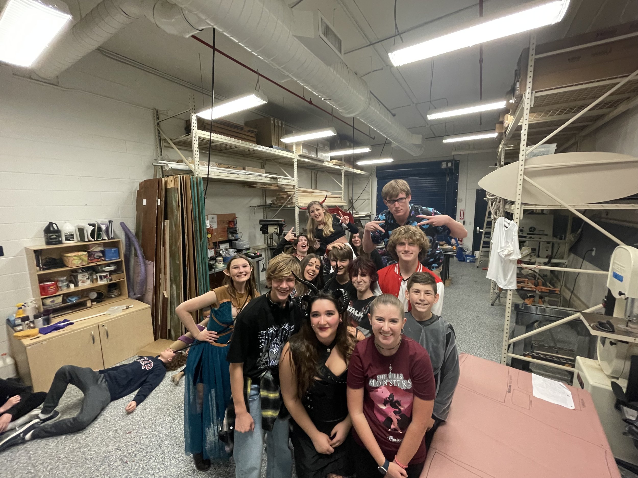 I was the Production Stage Manager for The Out-of-Door Academy's version of She Kills Monsters. This show was not without its hiccups, however it really allowed me to find my footing as a Stage Manager and I learned a lot throughout the process.