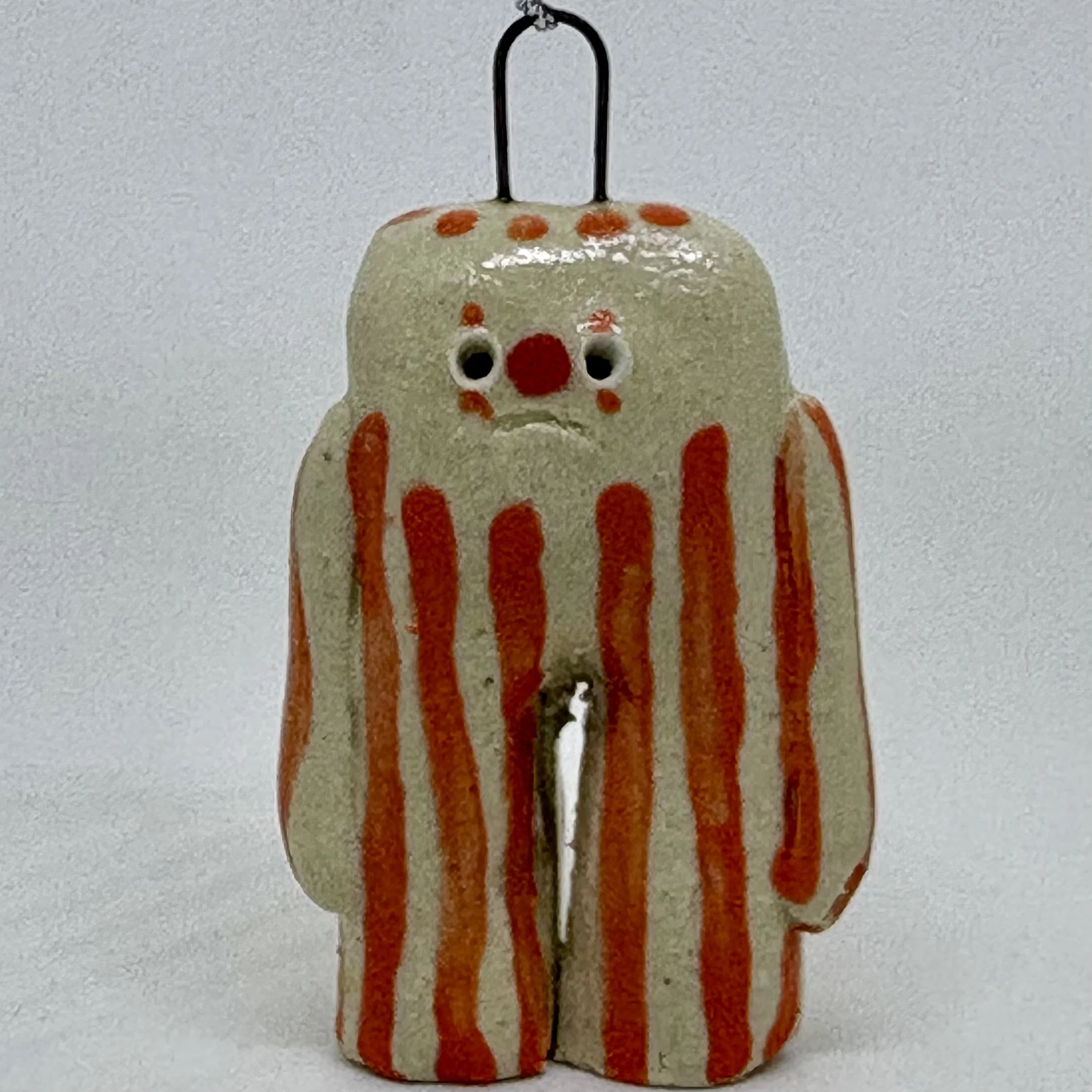 Tall Guy - Flat-head with orange striped pants