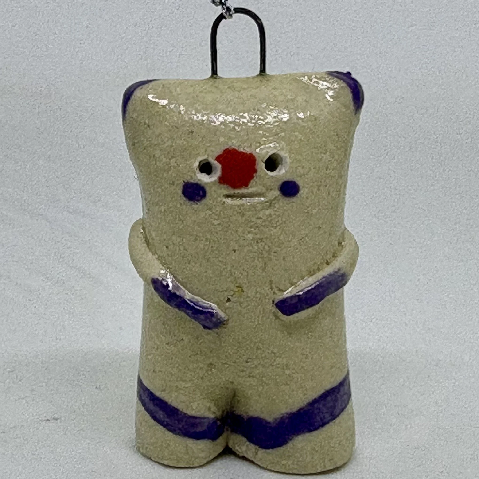 Tall Guy - Flat-head with purple koala ears