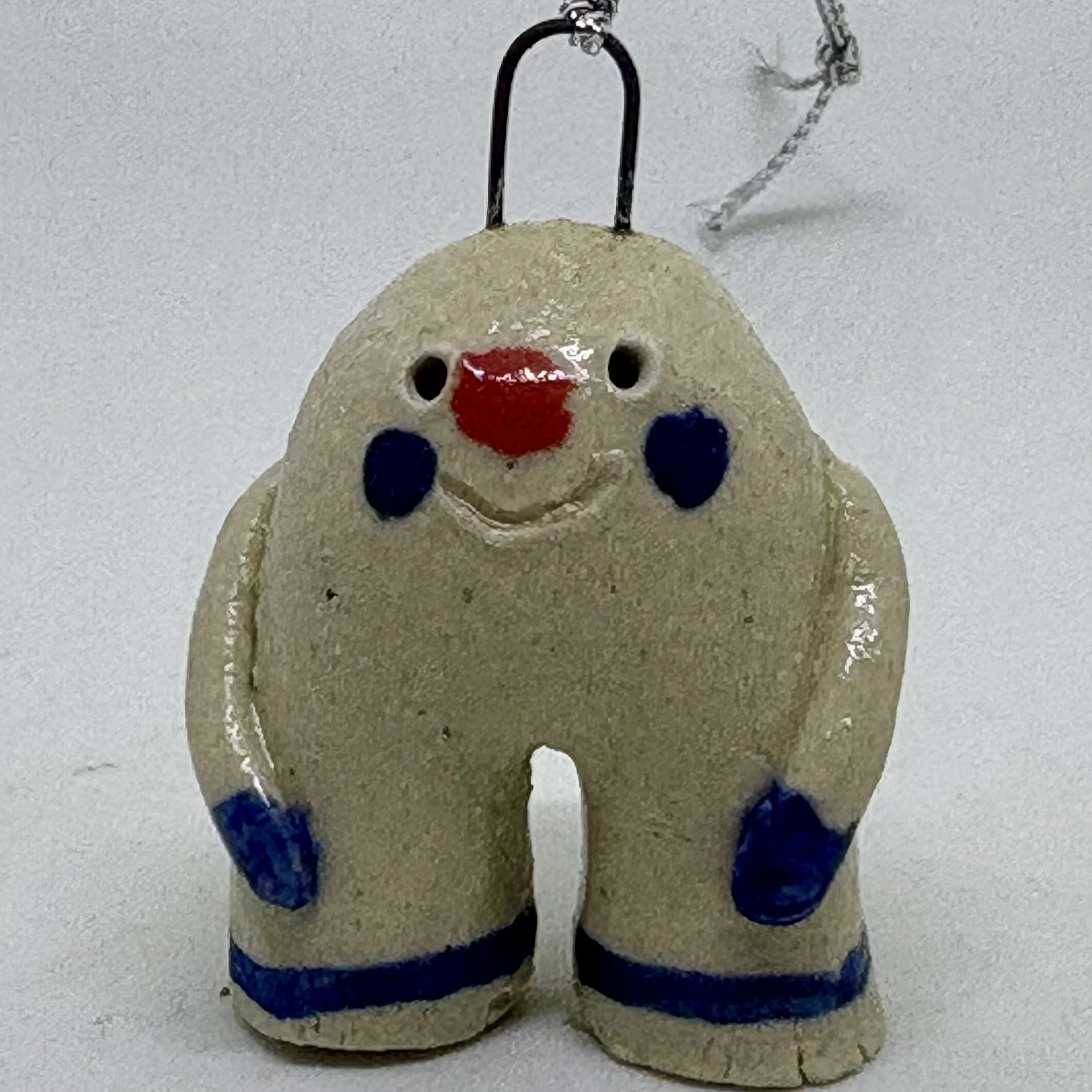 Shortie - Round-head with blue mittens