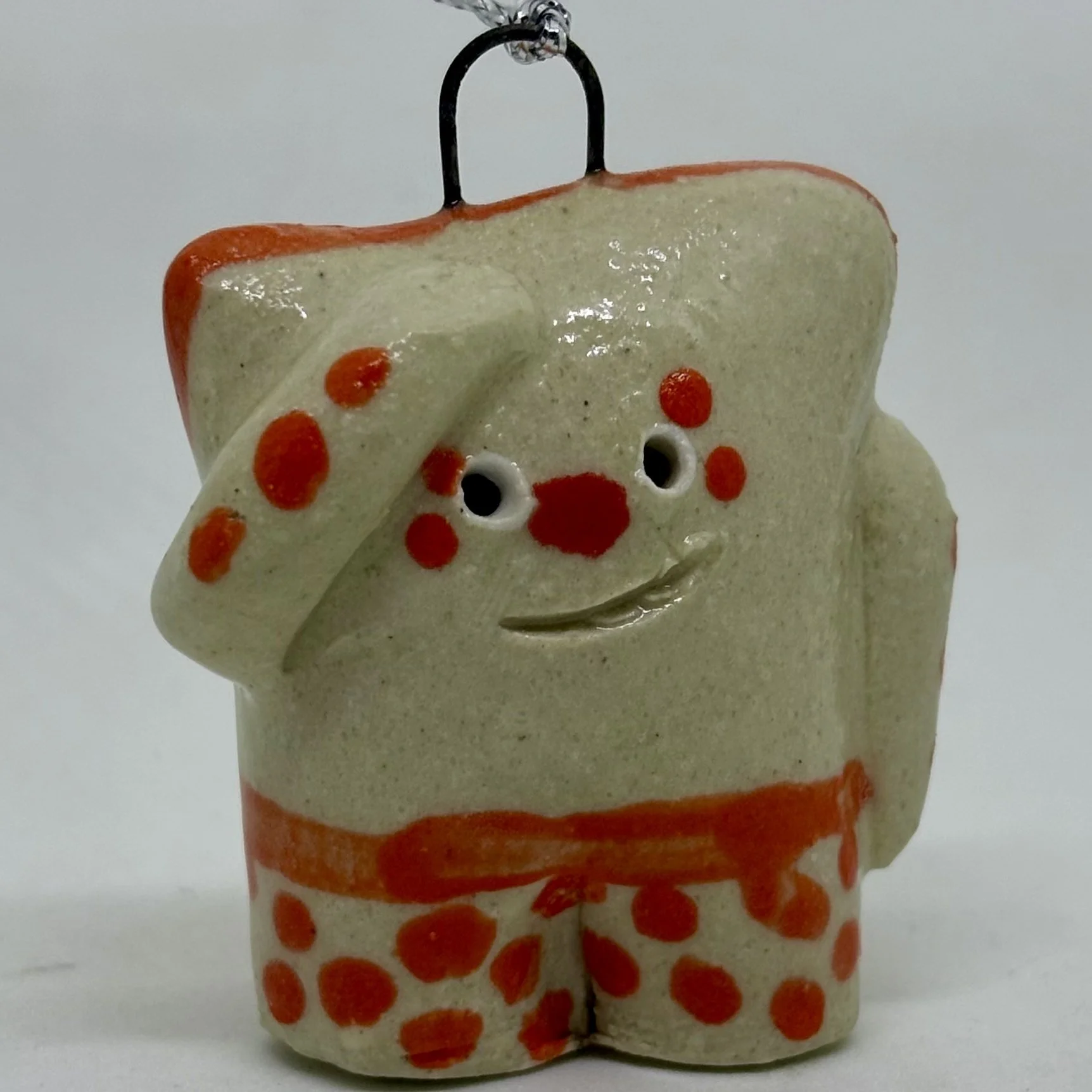 Little Guy - Flat-head with orange polka-dot pants