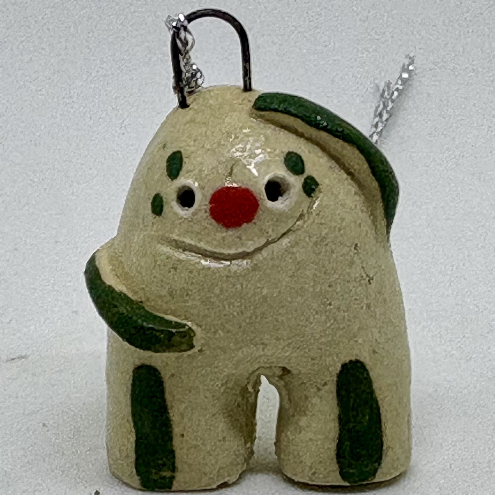 Shortie - Round-head with green stripes