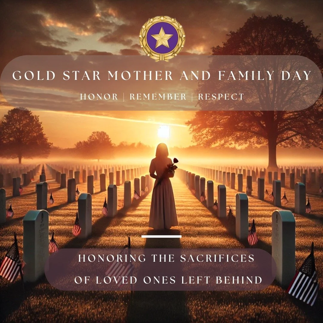 On September 27th and all days, we honor and remember the mothers and families with the honor no one wants. The ultimate sacrifice of losing a loved one in service to our country.
Let us reflect on the pain of that loss and hold space for the incred